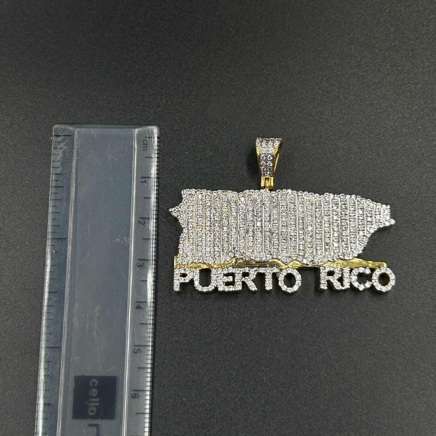 Puerto Rico Charm - Silver Pendant