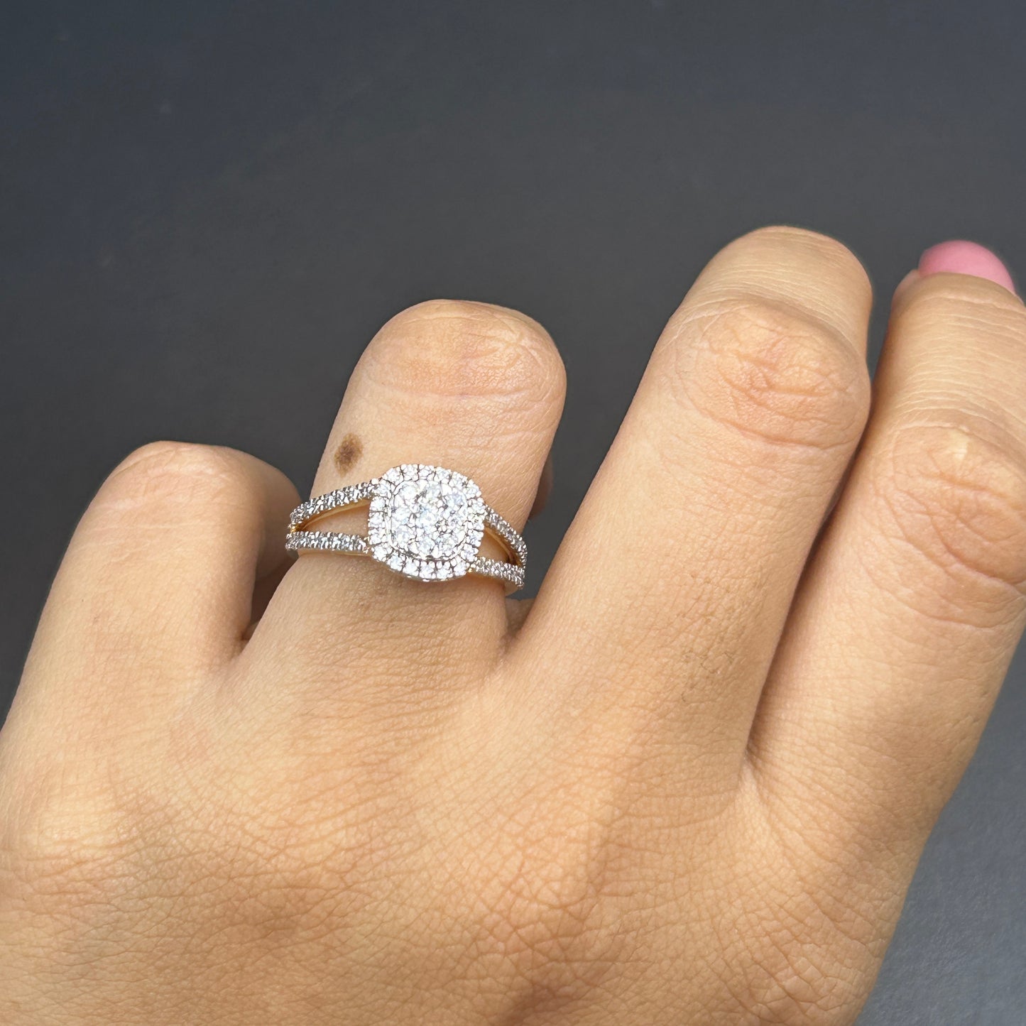 Fashion Diamond Ring - Silver Ring