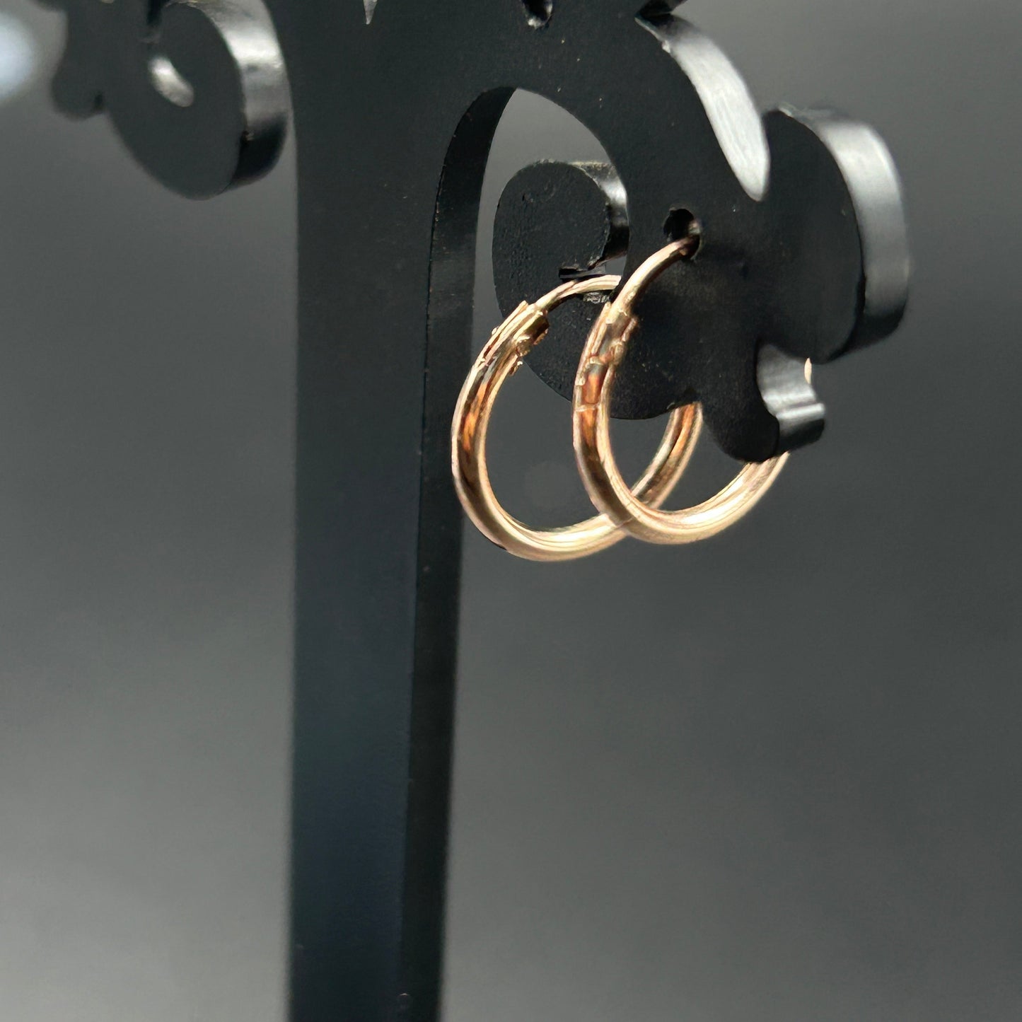 Round Bali - Silver Hoop Earring