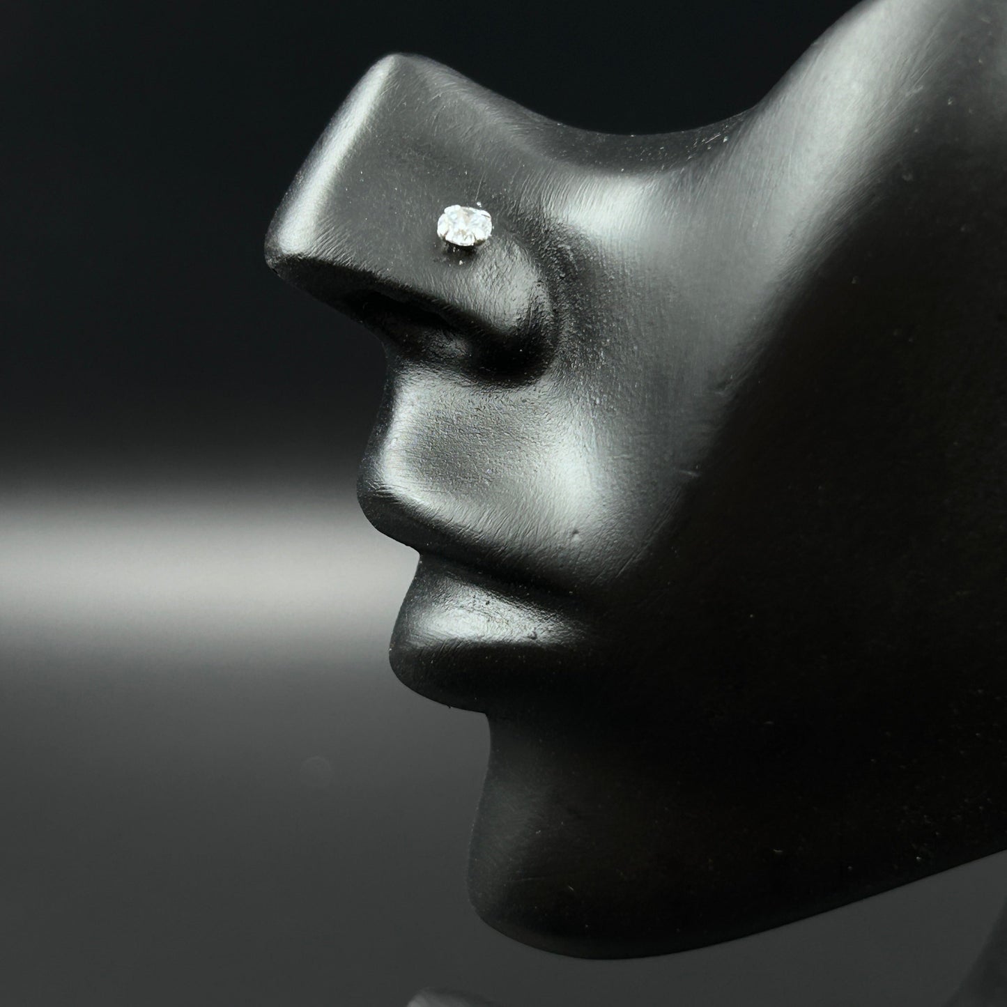 Silver Nose Pin - Diamond Nose Pin