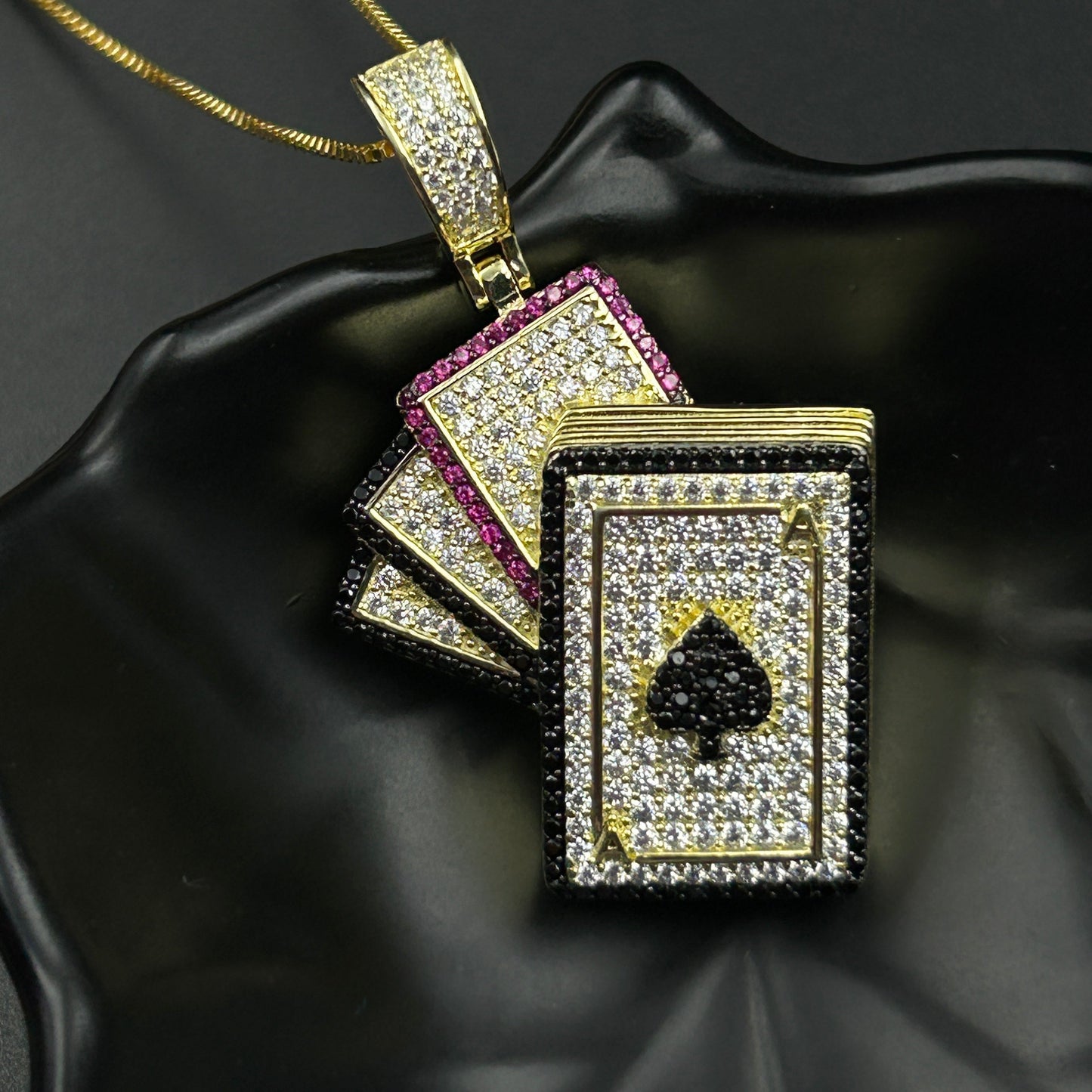 92.5 Sterling Silver Pendant - CARD Pendant