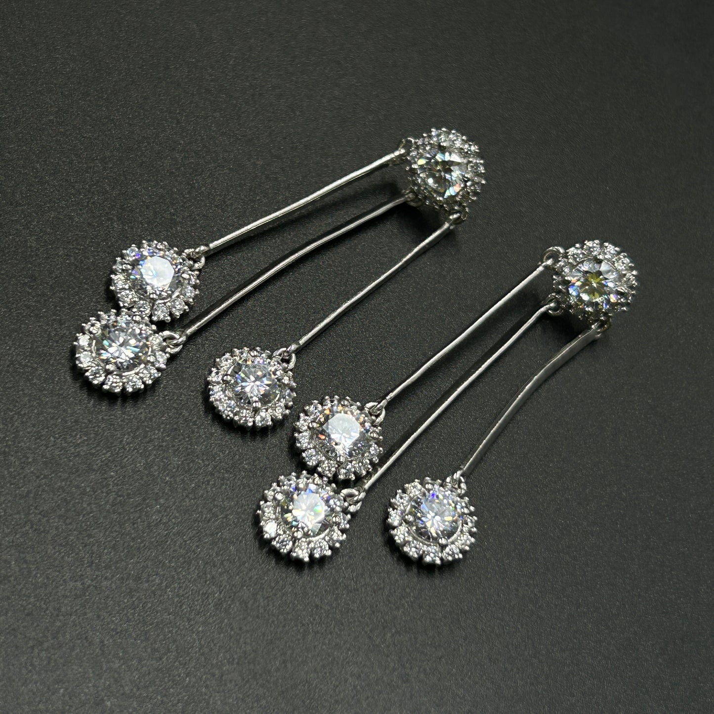 Crystal Rhinestone Stylish Korean Earrings