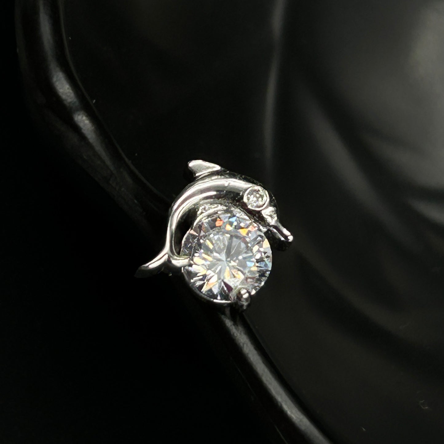 Cute Dolphin Ear Studs