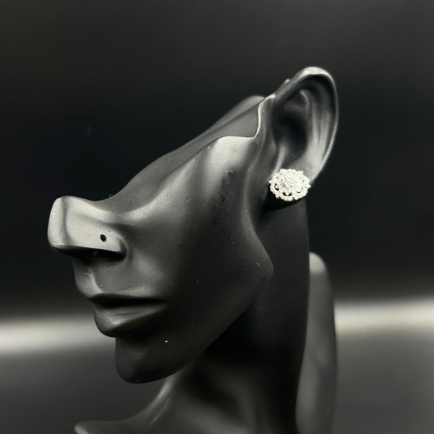 Floral Design Stud Earrings