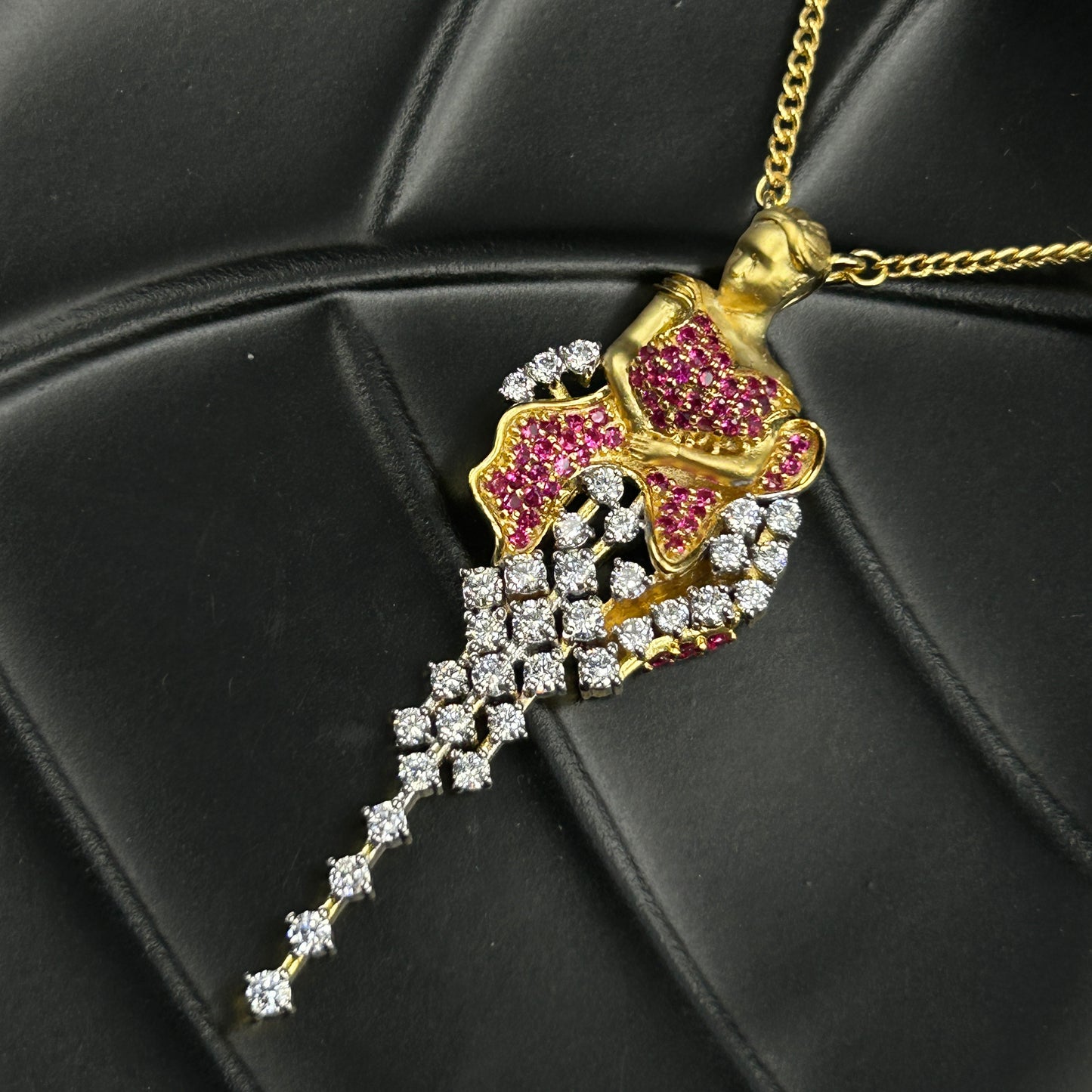 Mermaid Myth Goddess Pendant - Silver Pendant