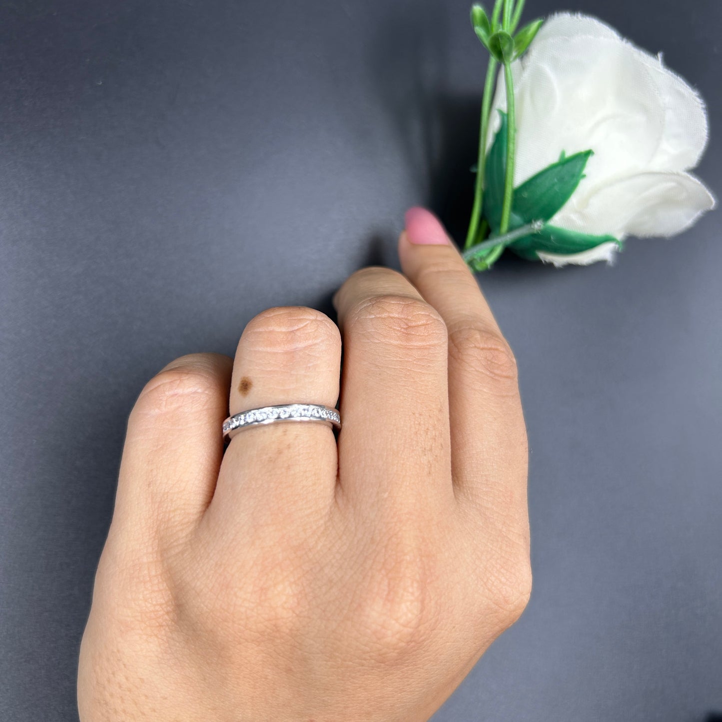 Art Deco Eternity Band