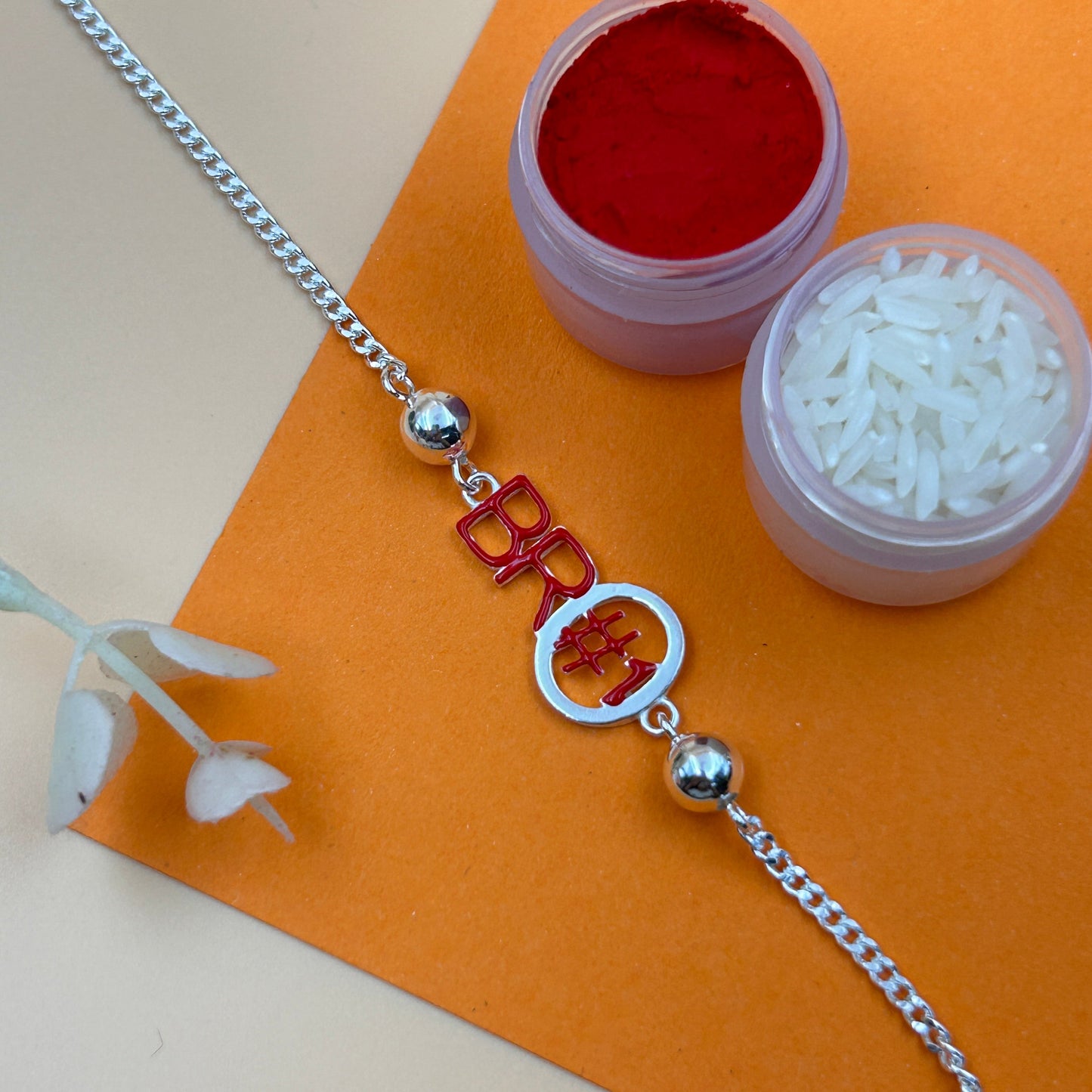 BRO #1 Rakhi - Silver Rakhi