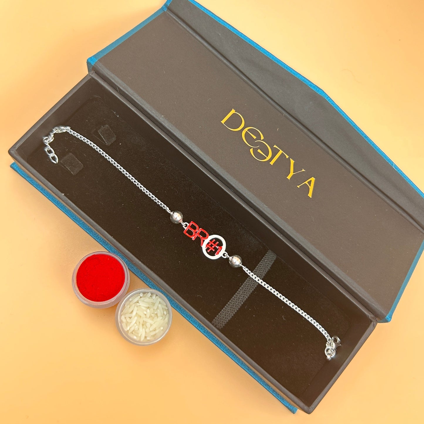 BRO #1 Rakhi - Silver Rakhi