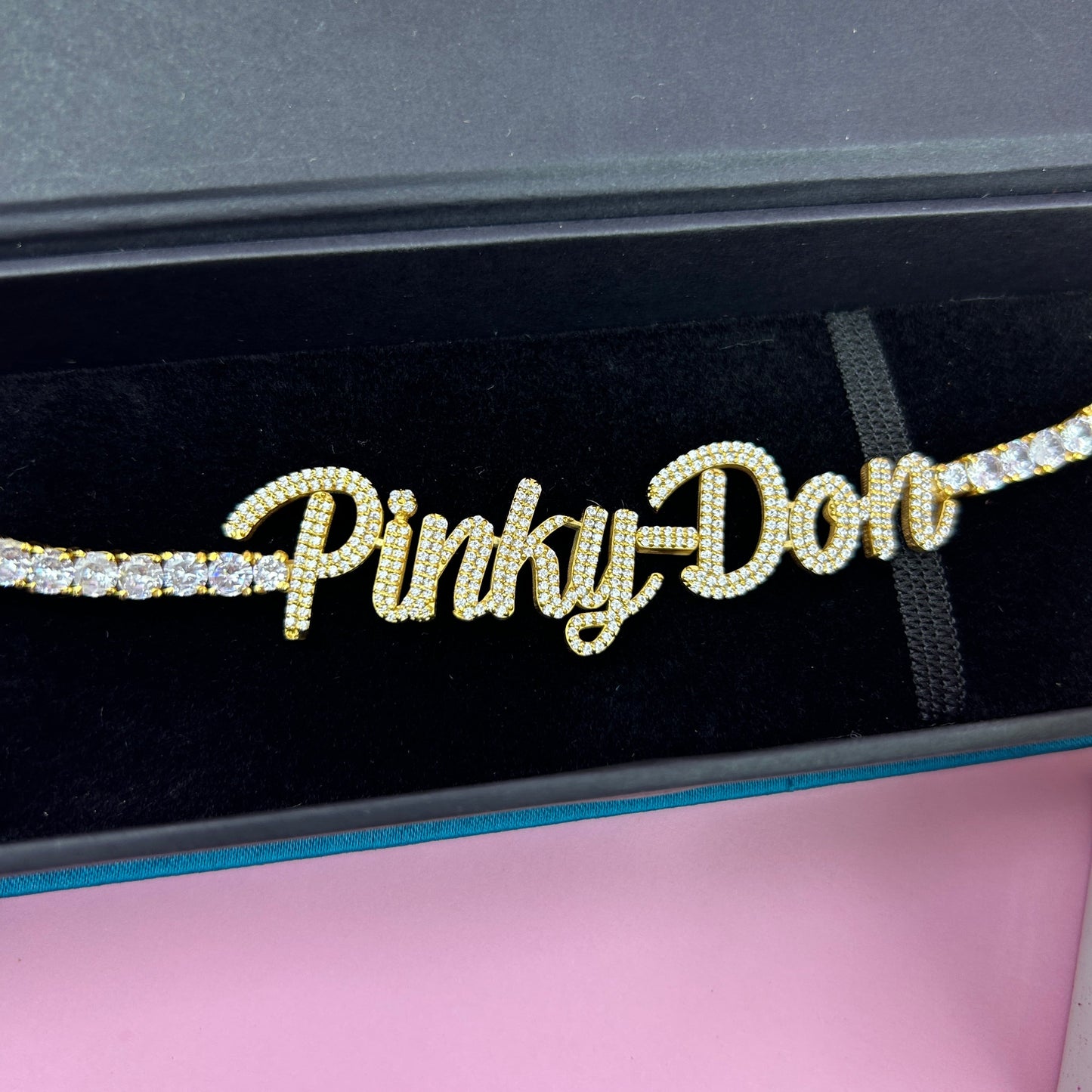 Pinky Don Customized Bracelet - Silver Bracelet