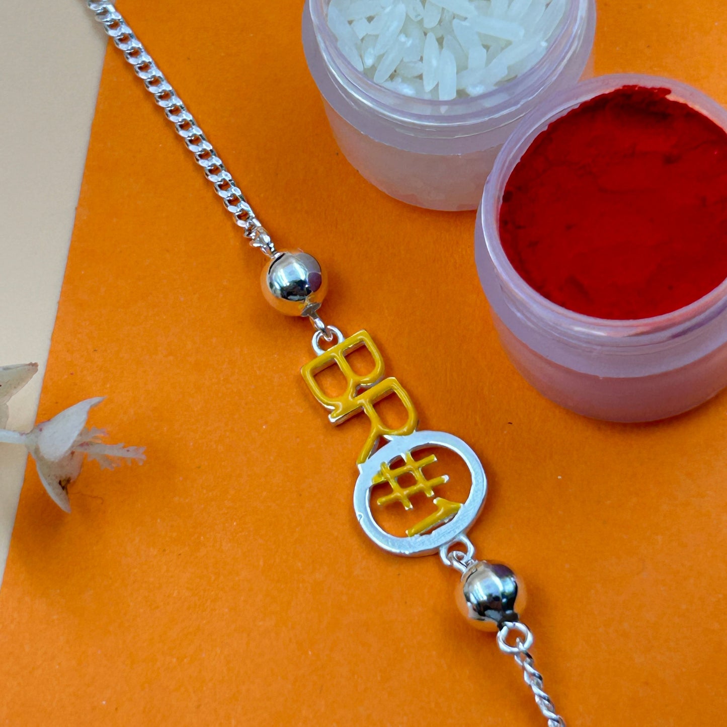 BRO #1 Rakhi - Silver Rakhi