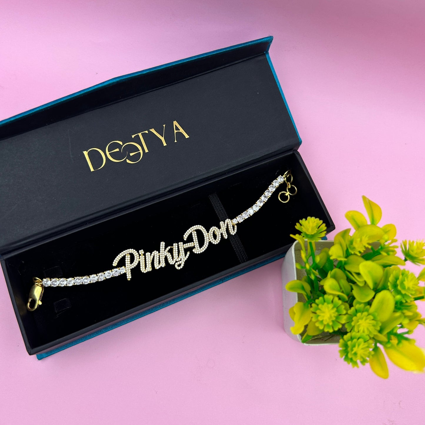 Pinky Don Customized Bracelet - Silver Bracelet