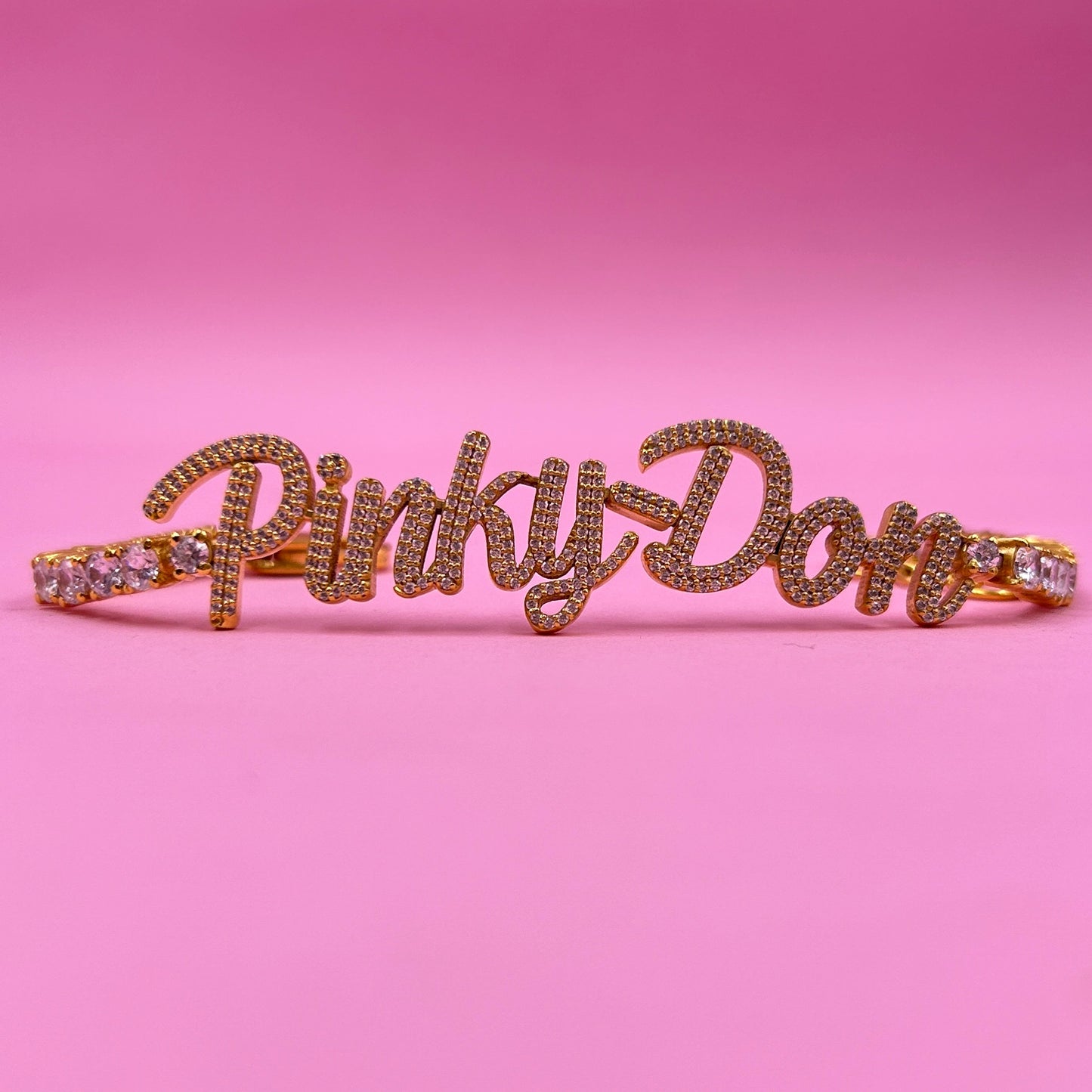 Pinky Don Customized Bracelet - Silver Bracelet