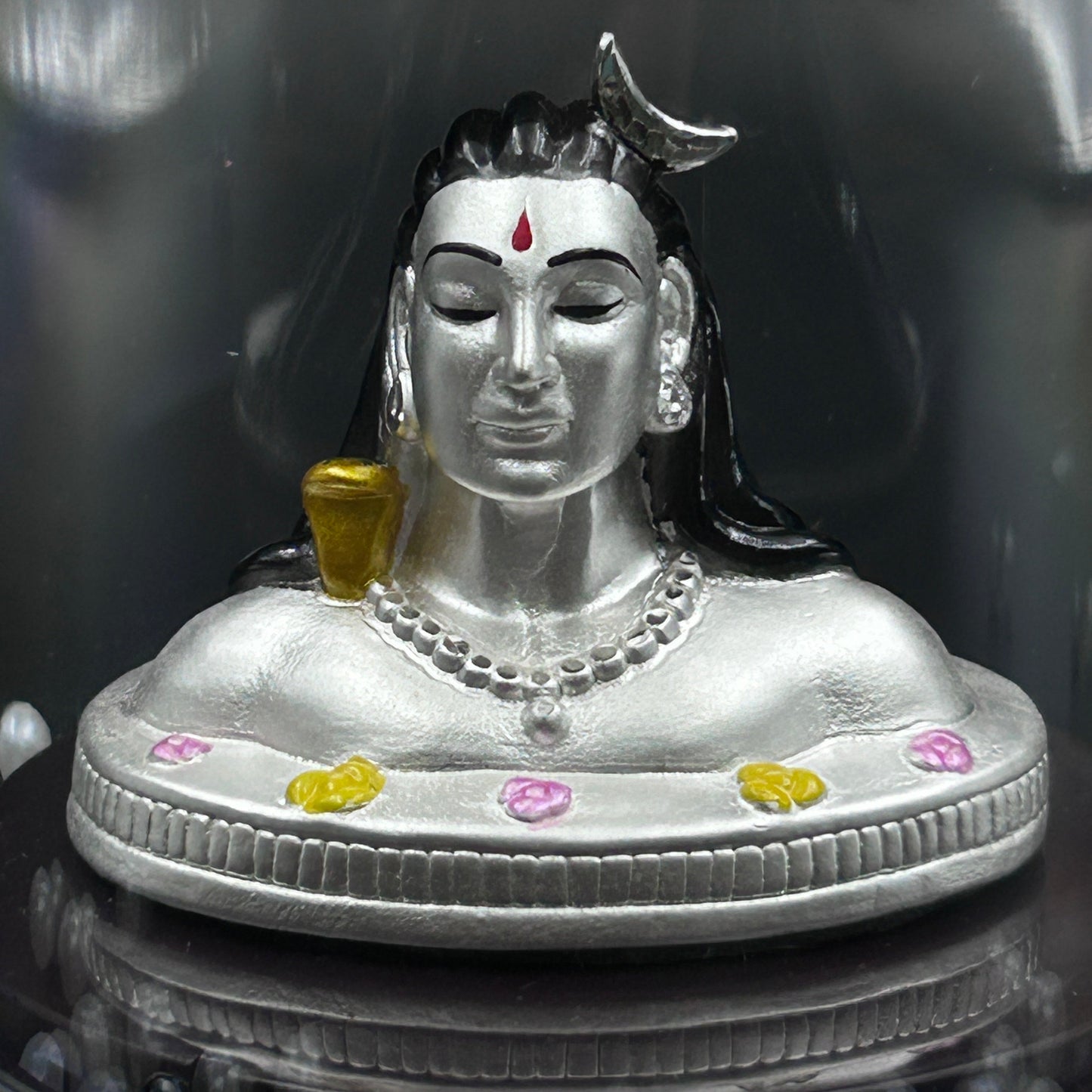 Adiyogi Shivji 999 Pure Silver Murti