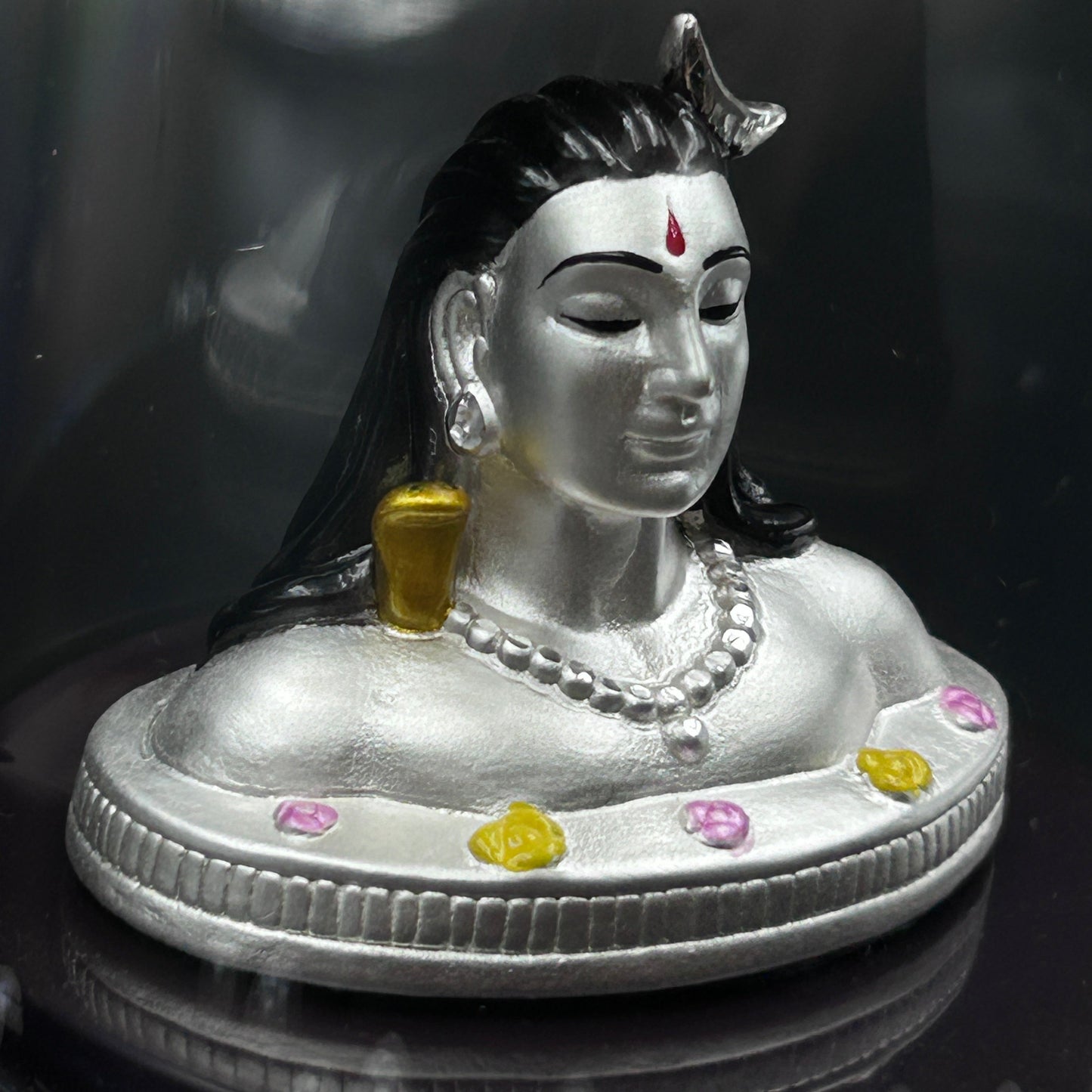 Adiyogi Shivji 999 Pure Silver Murti
