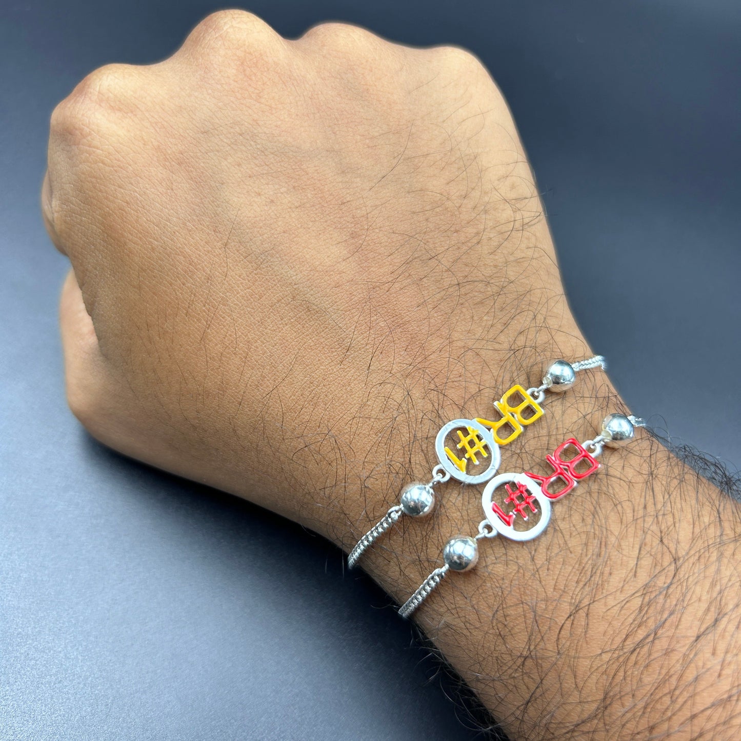 BRO #1 Rakhi - Silver Rakhi