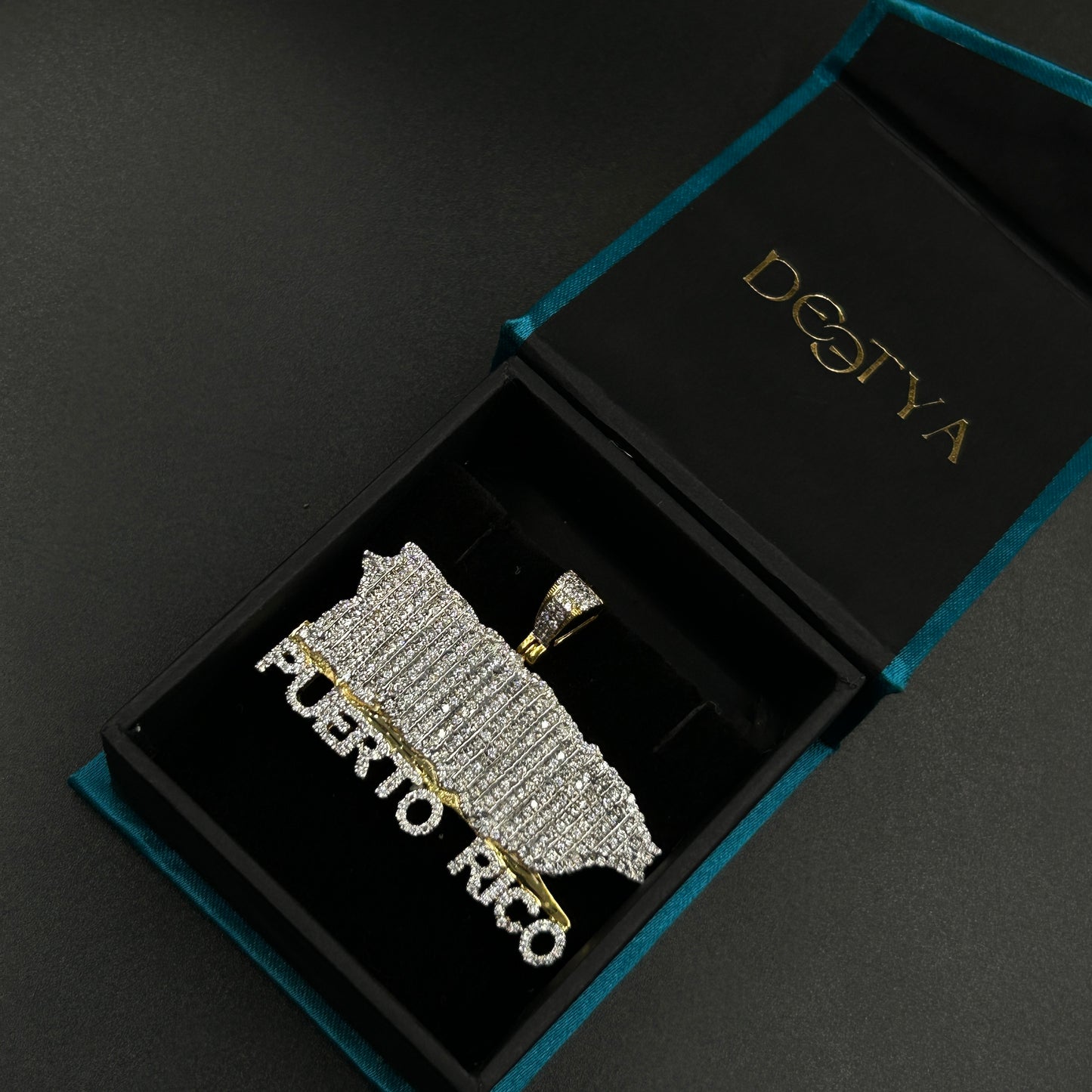 Puerto Rico Charm - Silver Pendant