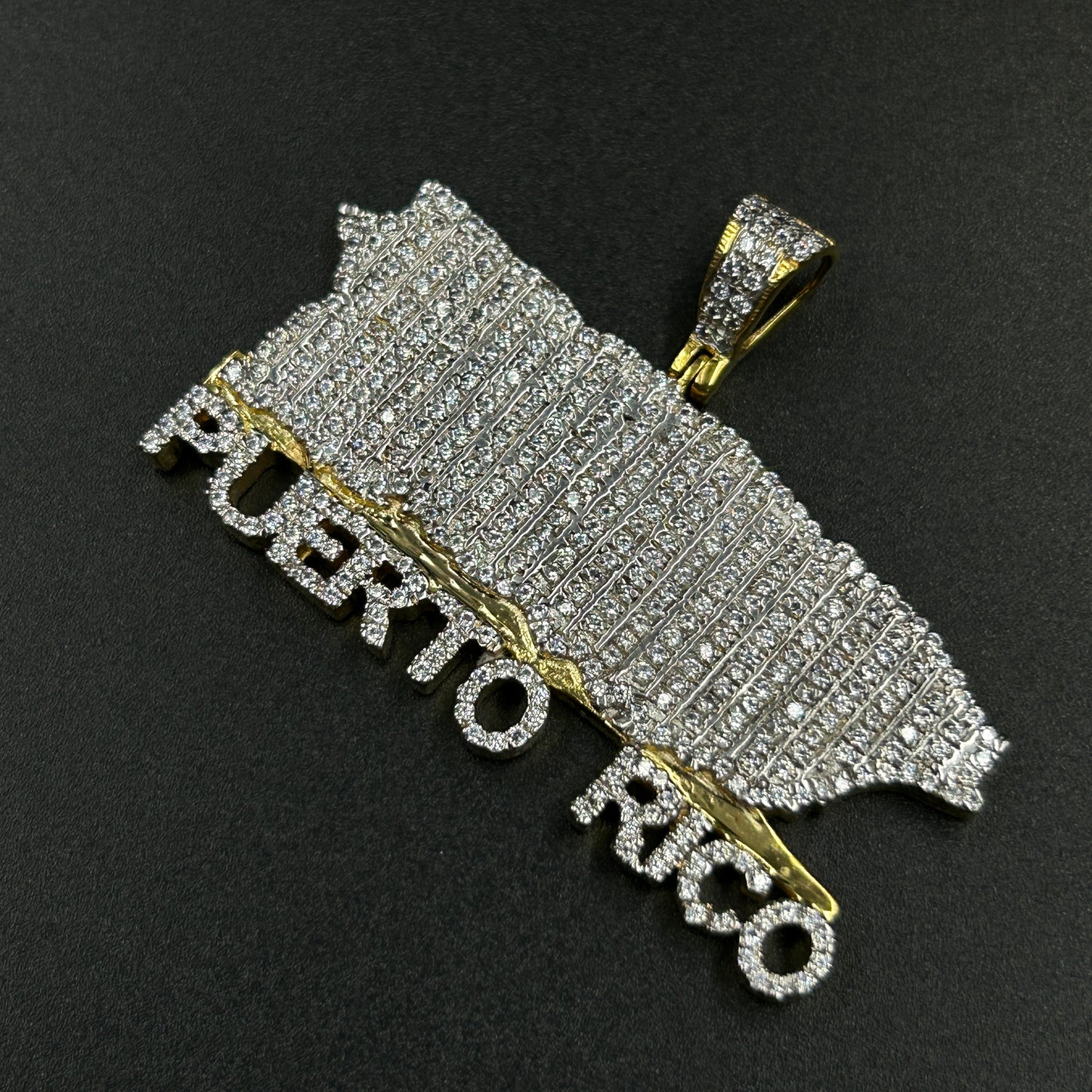Puerto Rico Charm - Silver Pendant