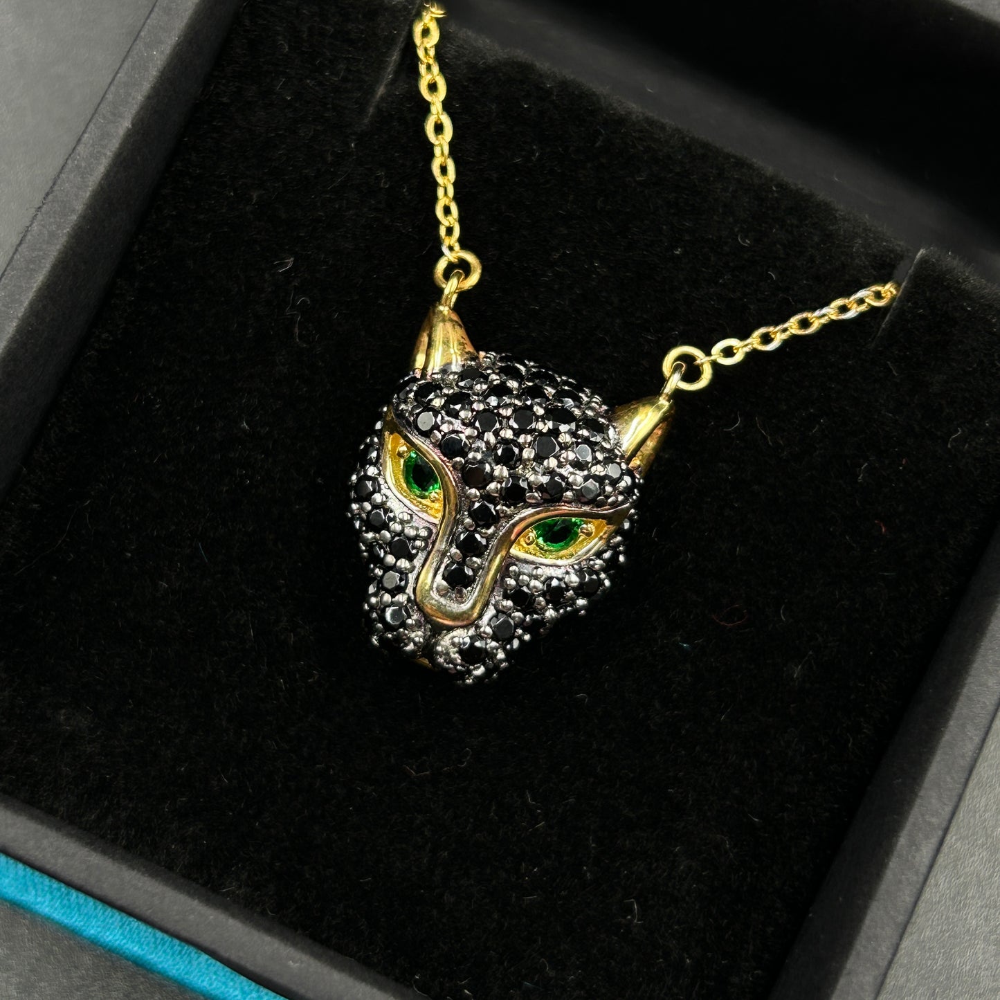 Men's Panther Pendant- With Chain