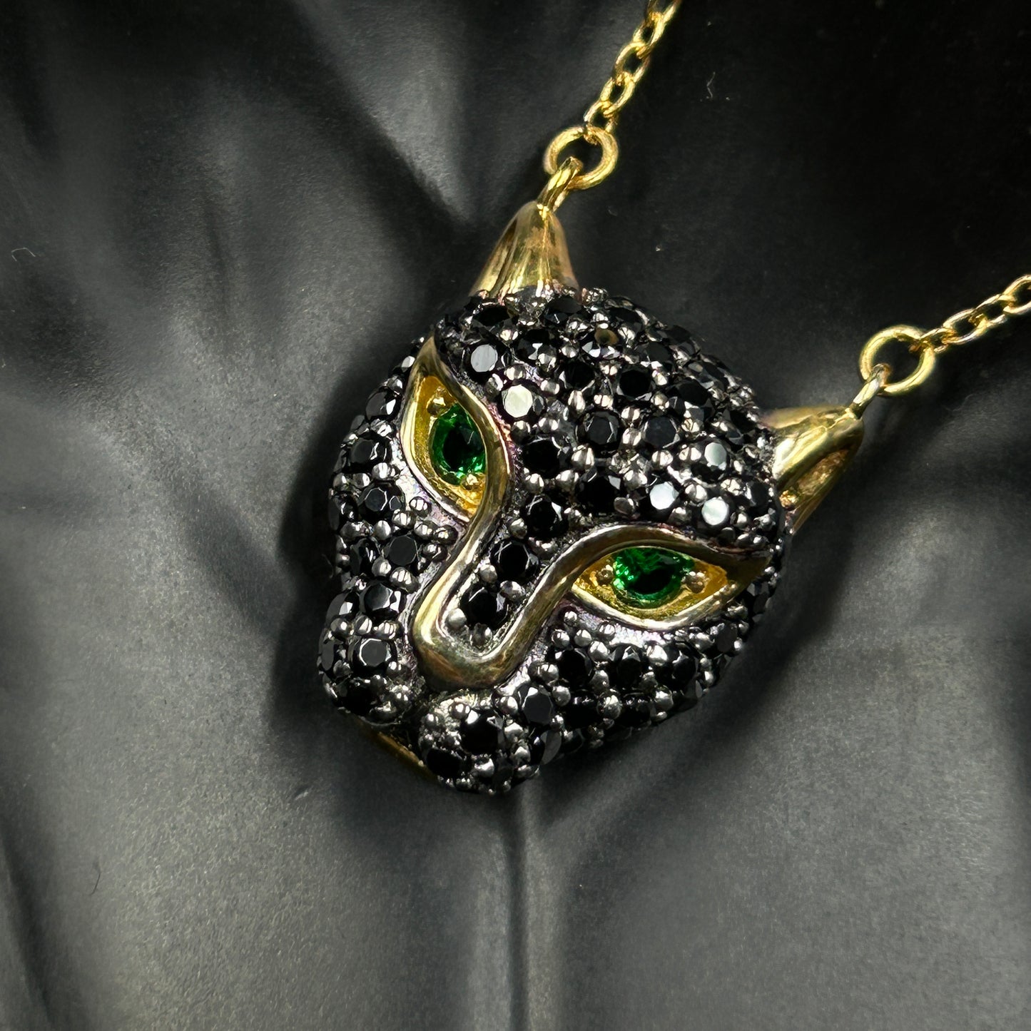 Men's Panther Pendant- With Chain