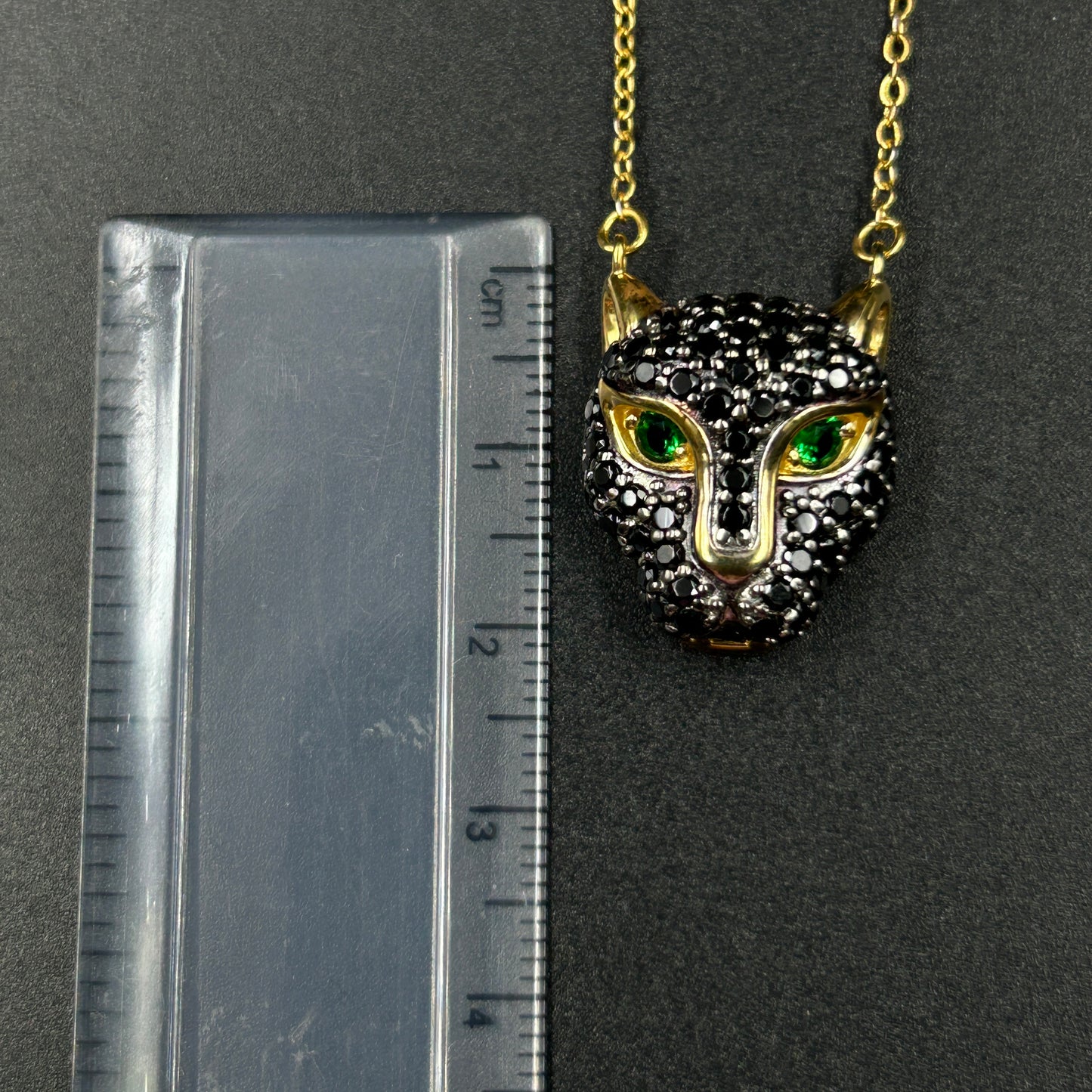 Men's Panther Pendant- With Chain