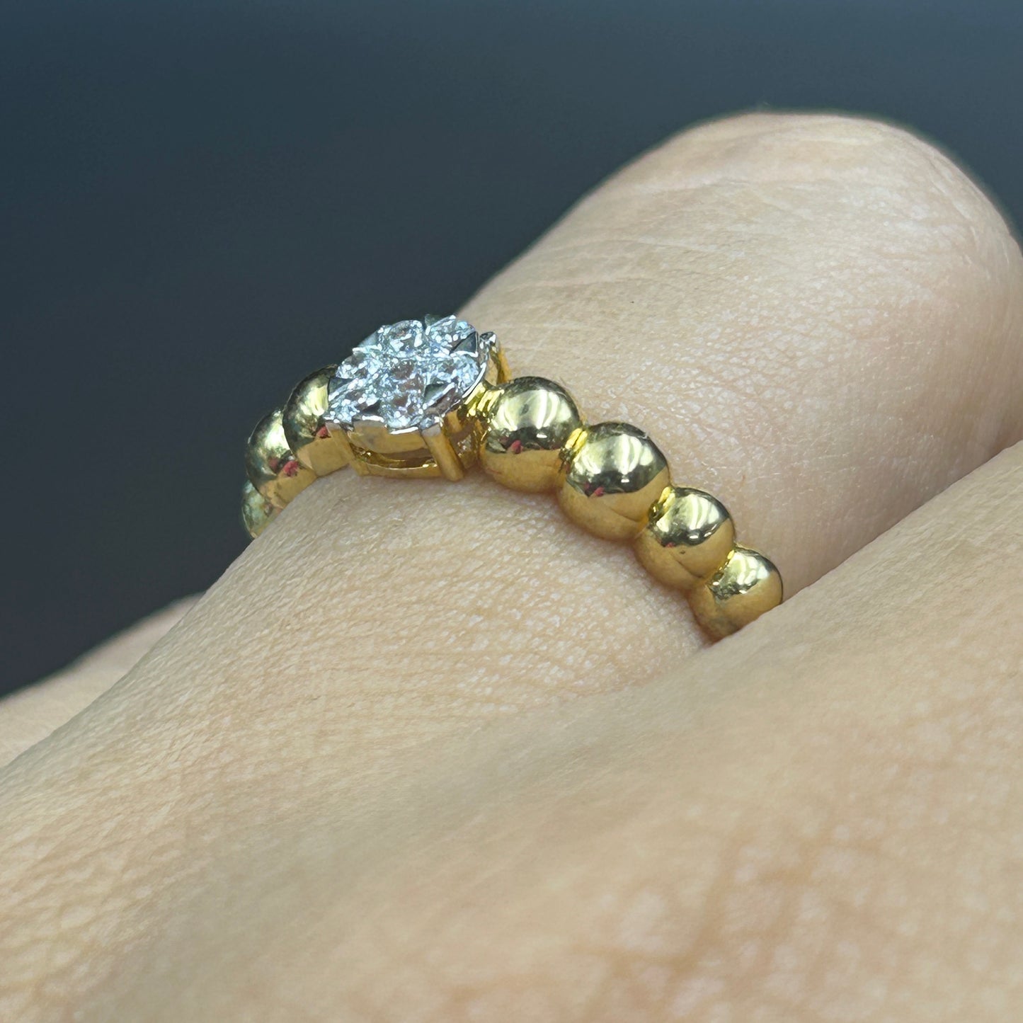 Bubble Ring - Yellow Gold