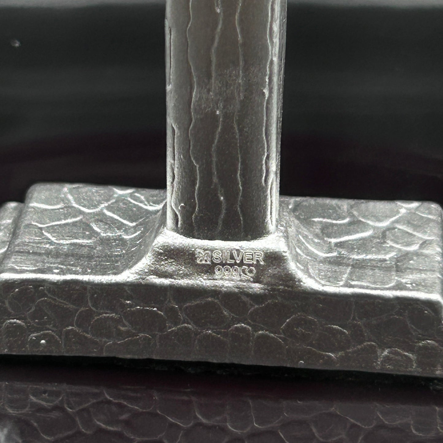 Jesus On Cross Sign 999 Pure Silver Murti