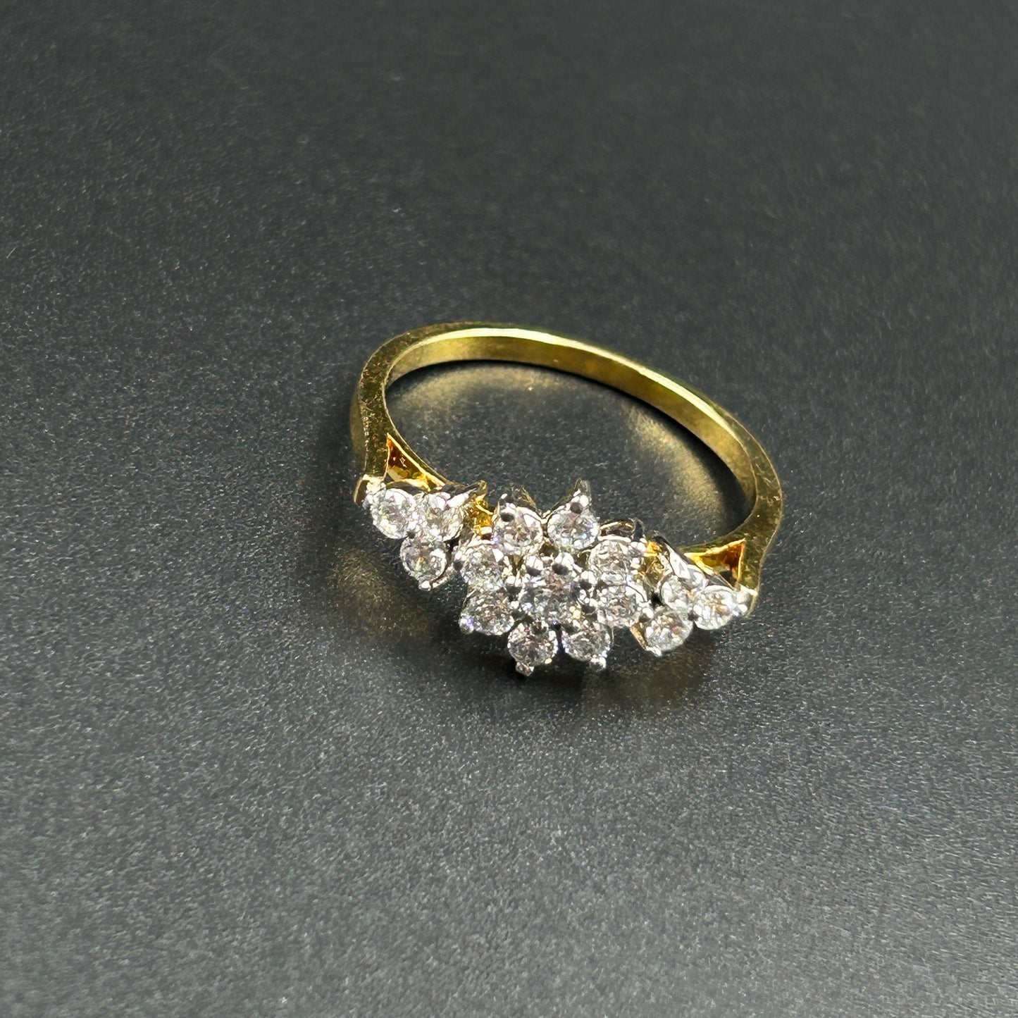 Flower Pure Silver Ring