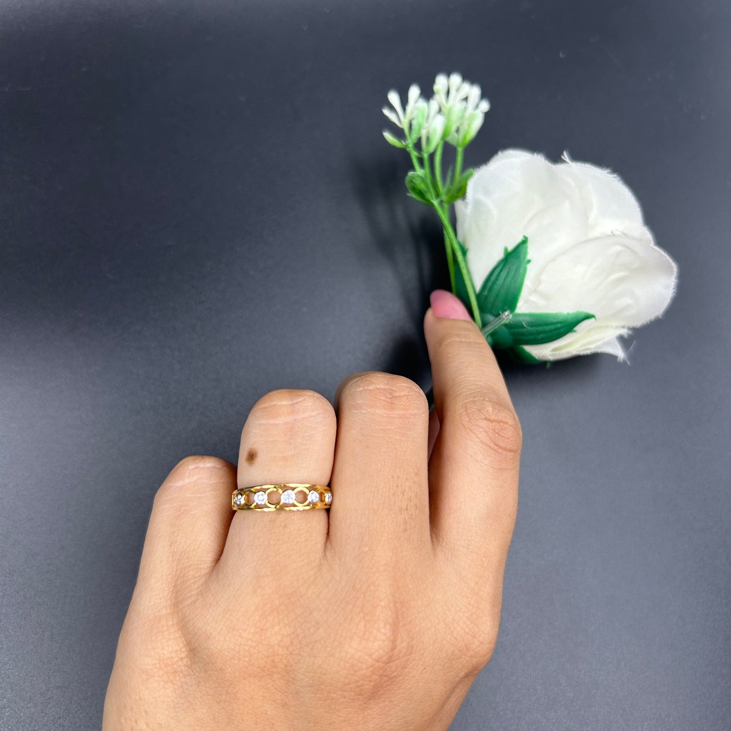 Bezel Diamond Eternity Band