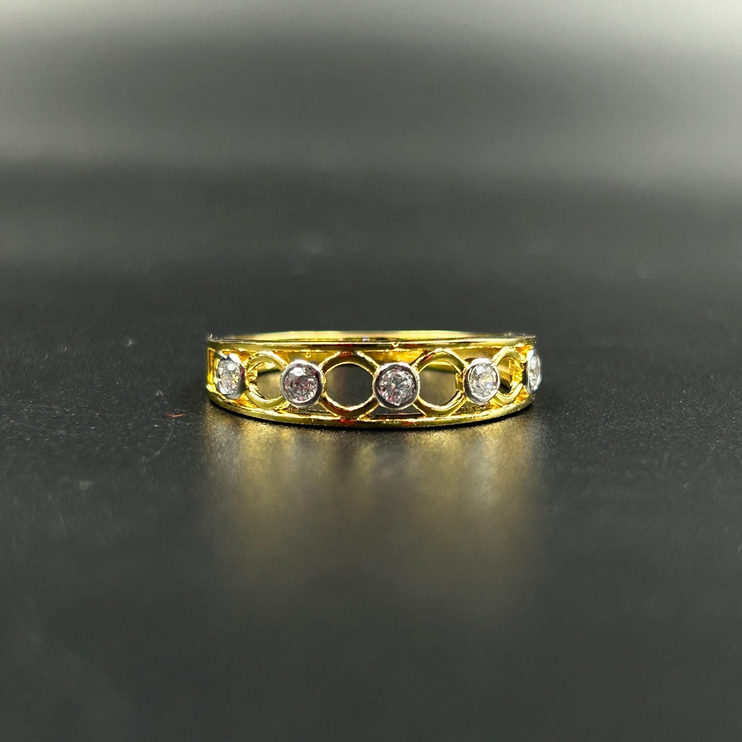 Bezel Diamond Eternity Band