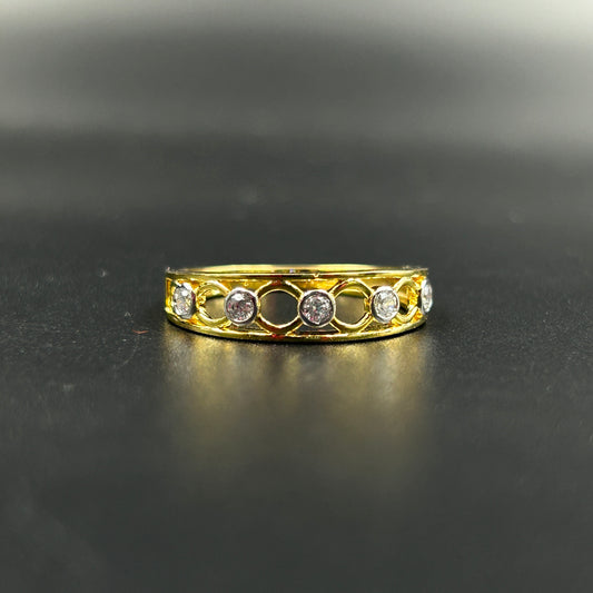 Bezel Diamond Eternity Band
