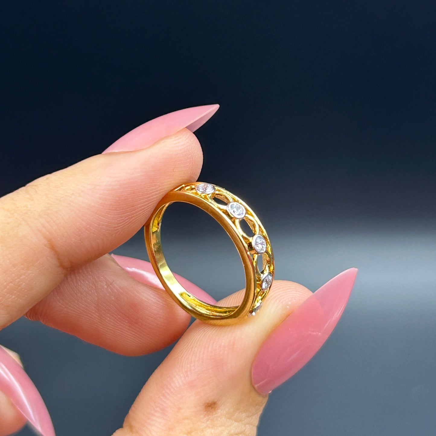 Bezel Diamond Eternity Band