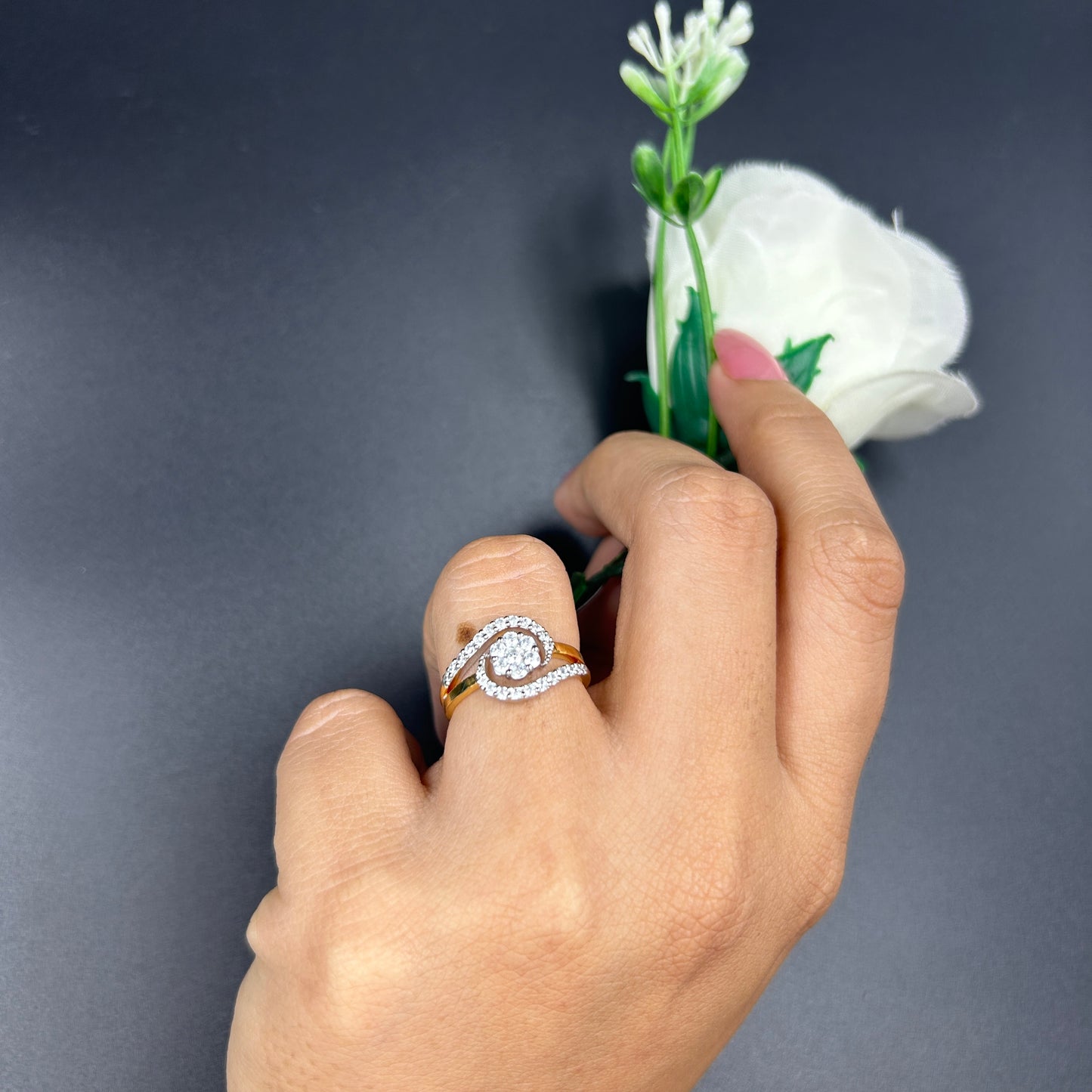 Yellow Gold Plated Ring