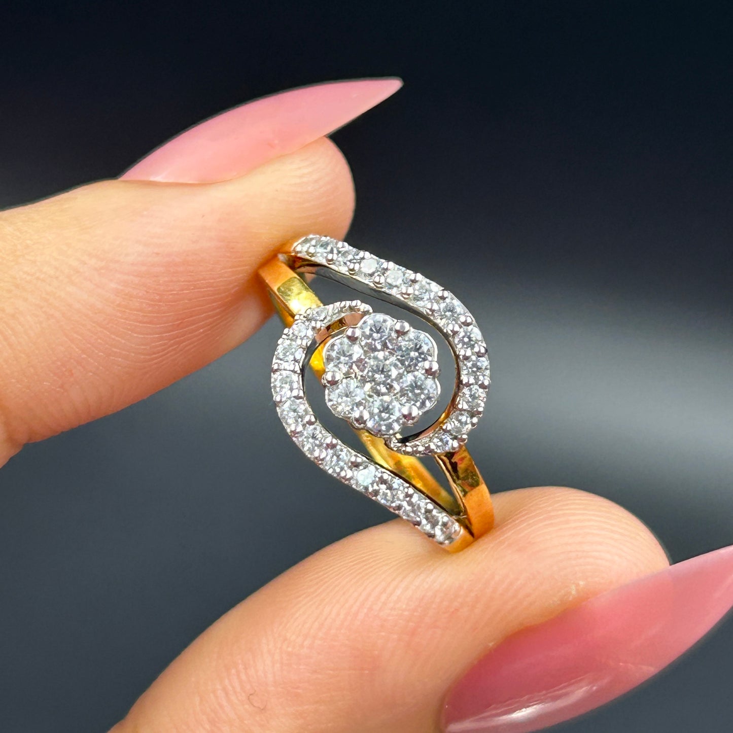 Yellow Gold Plated Ring