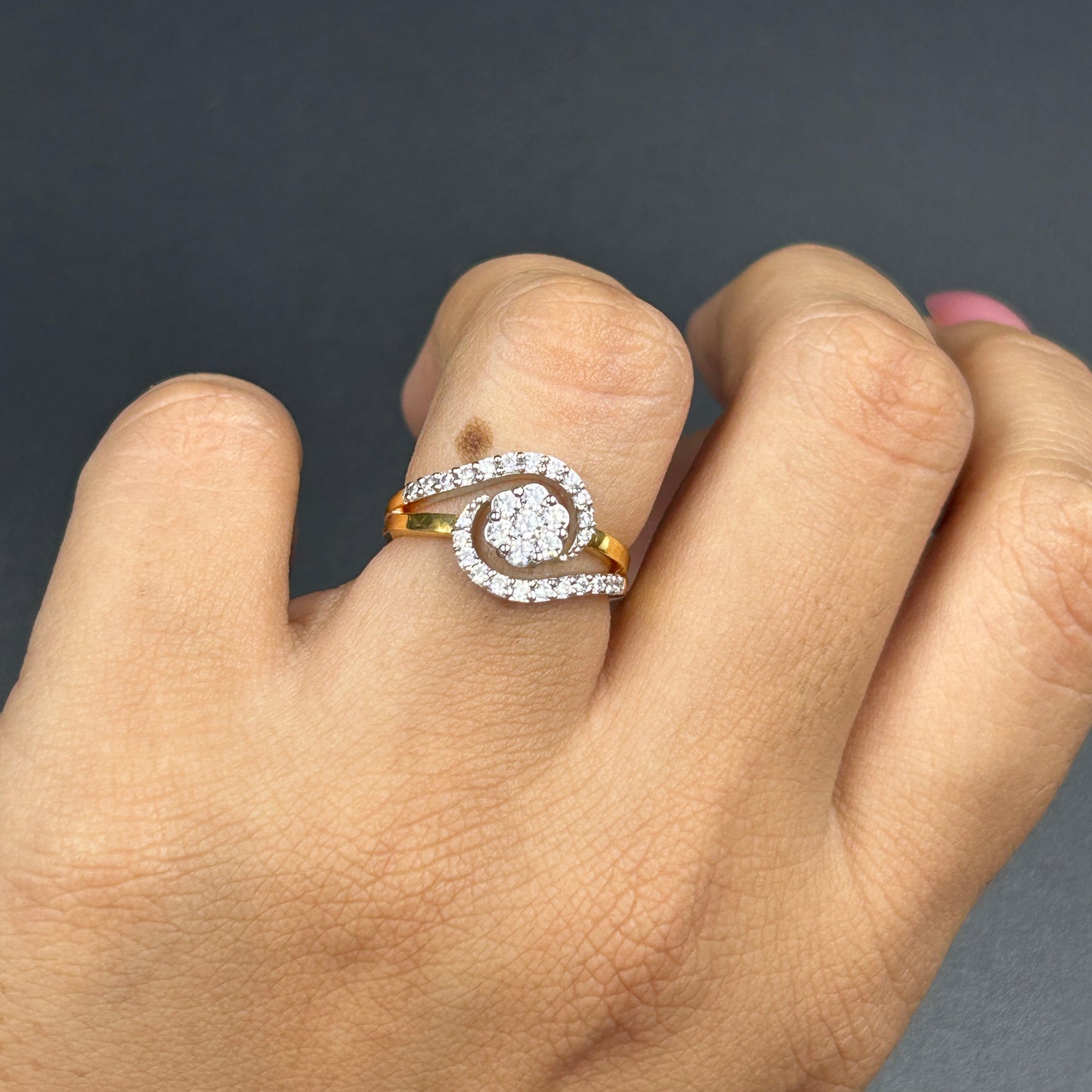 Yellow Gold Plated Ring