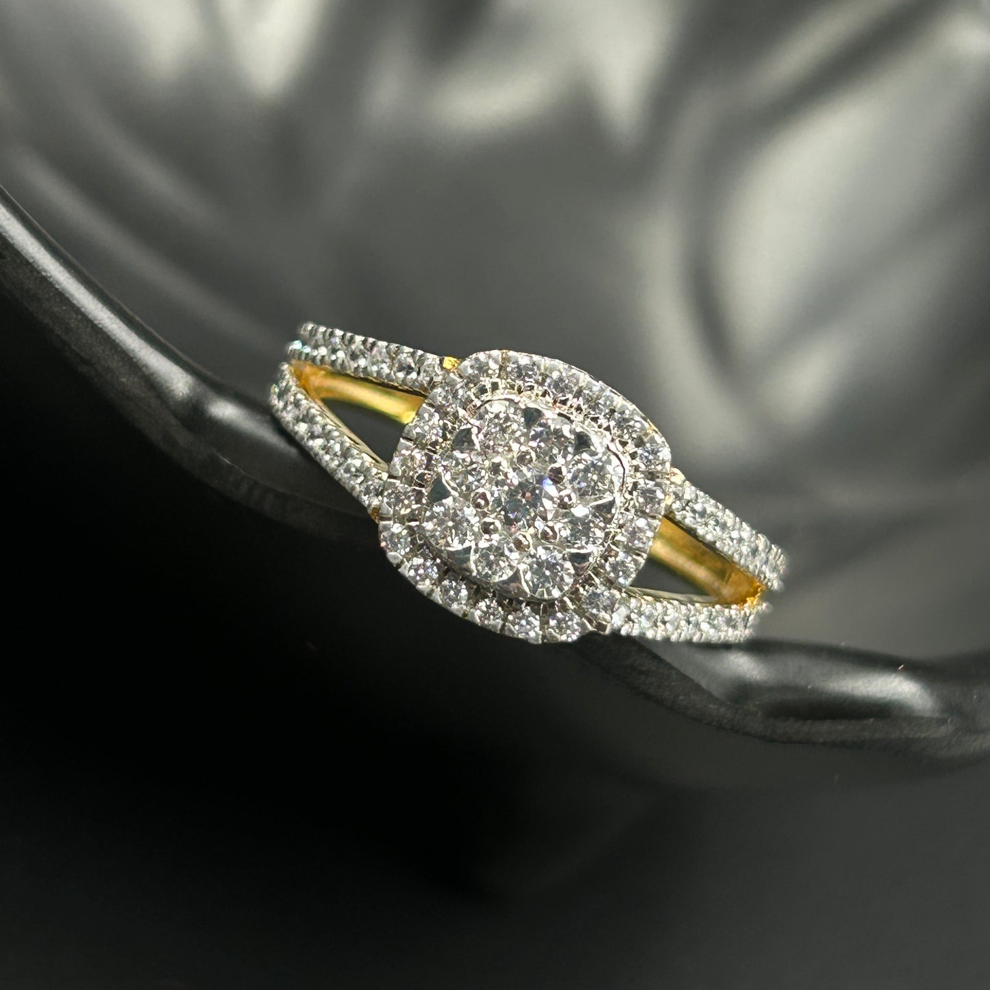 Fashion Diamond Ring - Silver Ring