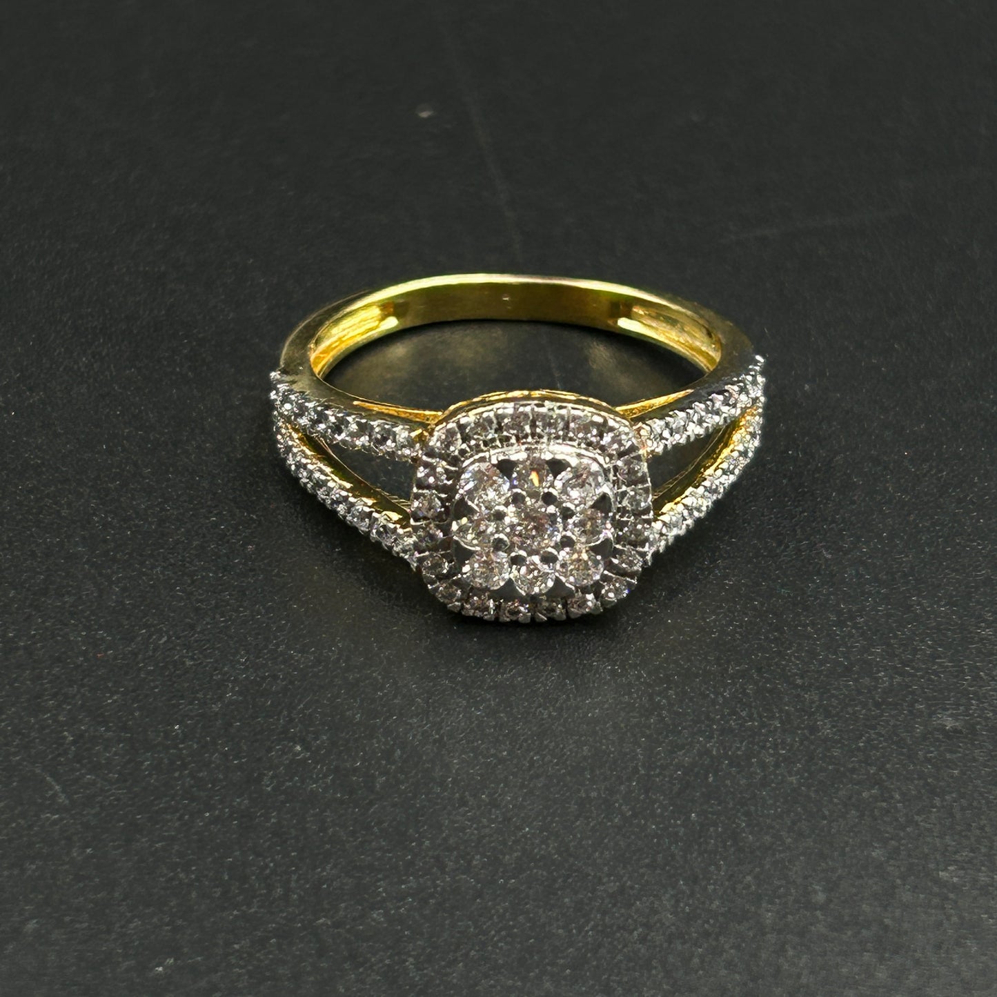 Fashion Diamond Ring - Silver Ring