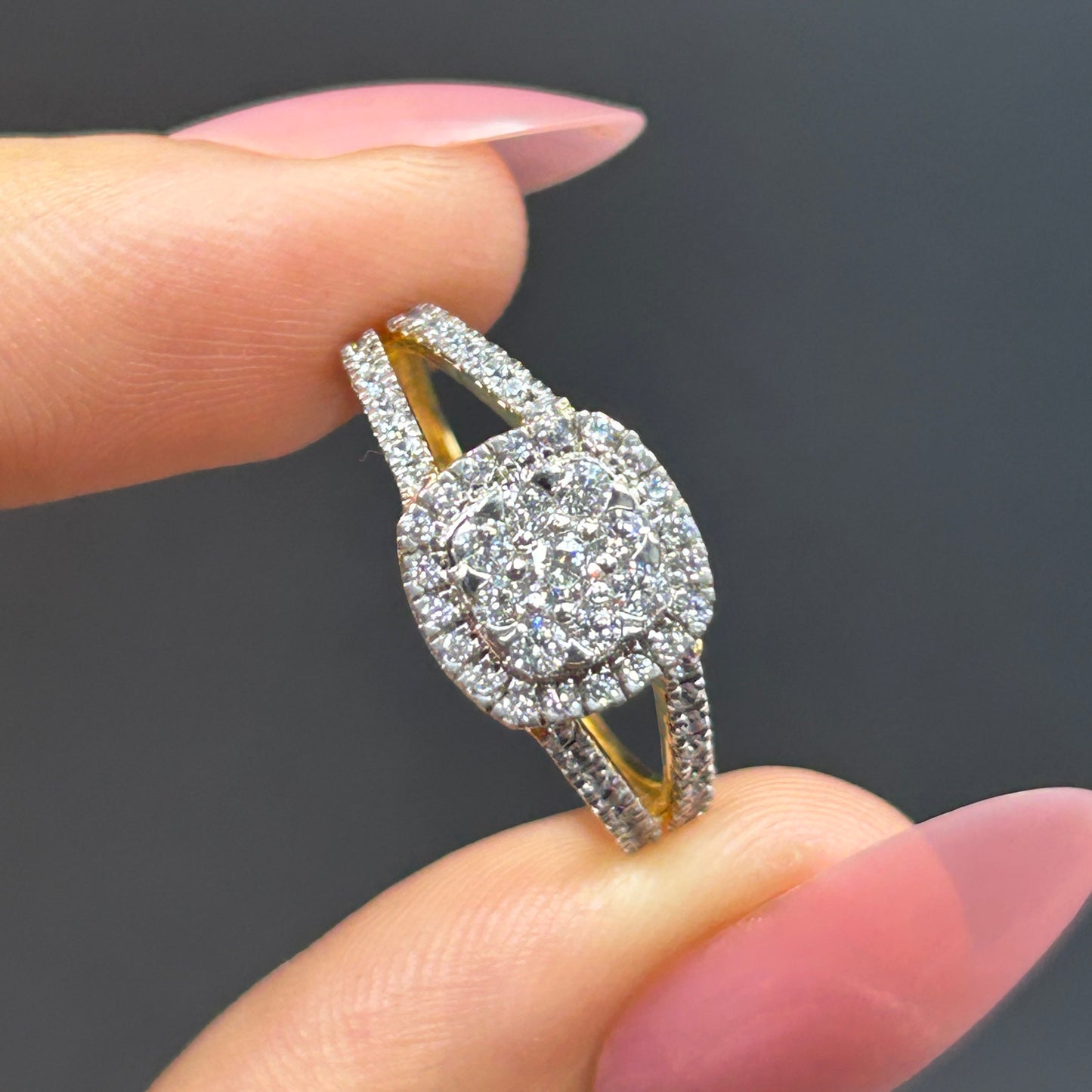 Fashion Diamond Ring - Silver Ring