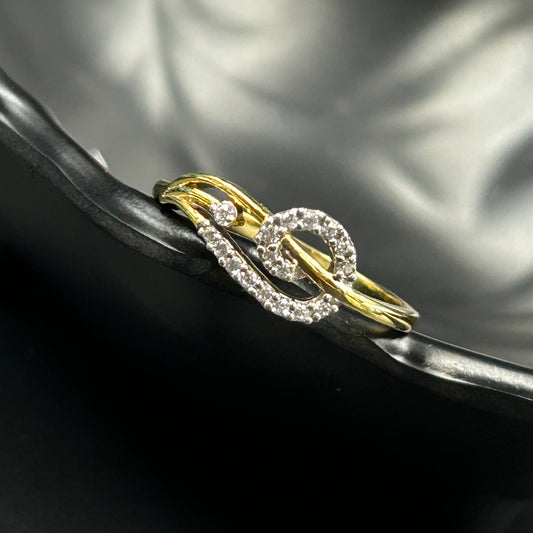 Delicate Yellow Gold Ring - Women's Ring