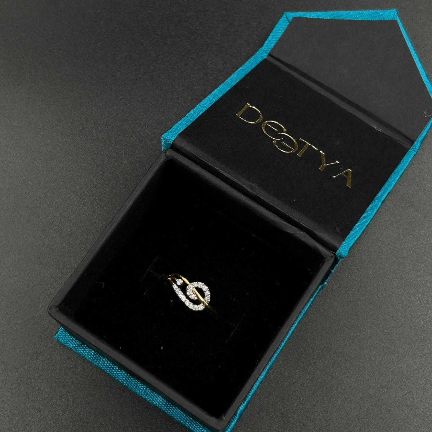 Delicate Yellow Gold Ring - Women's Ring