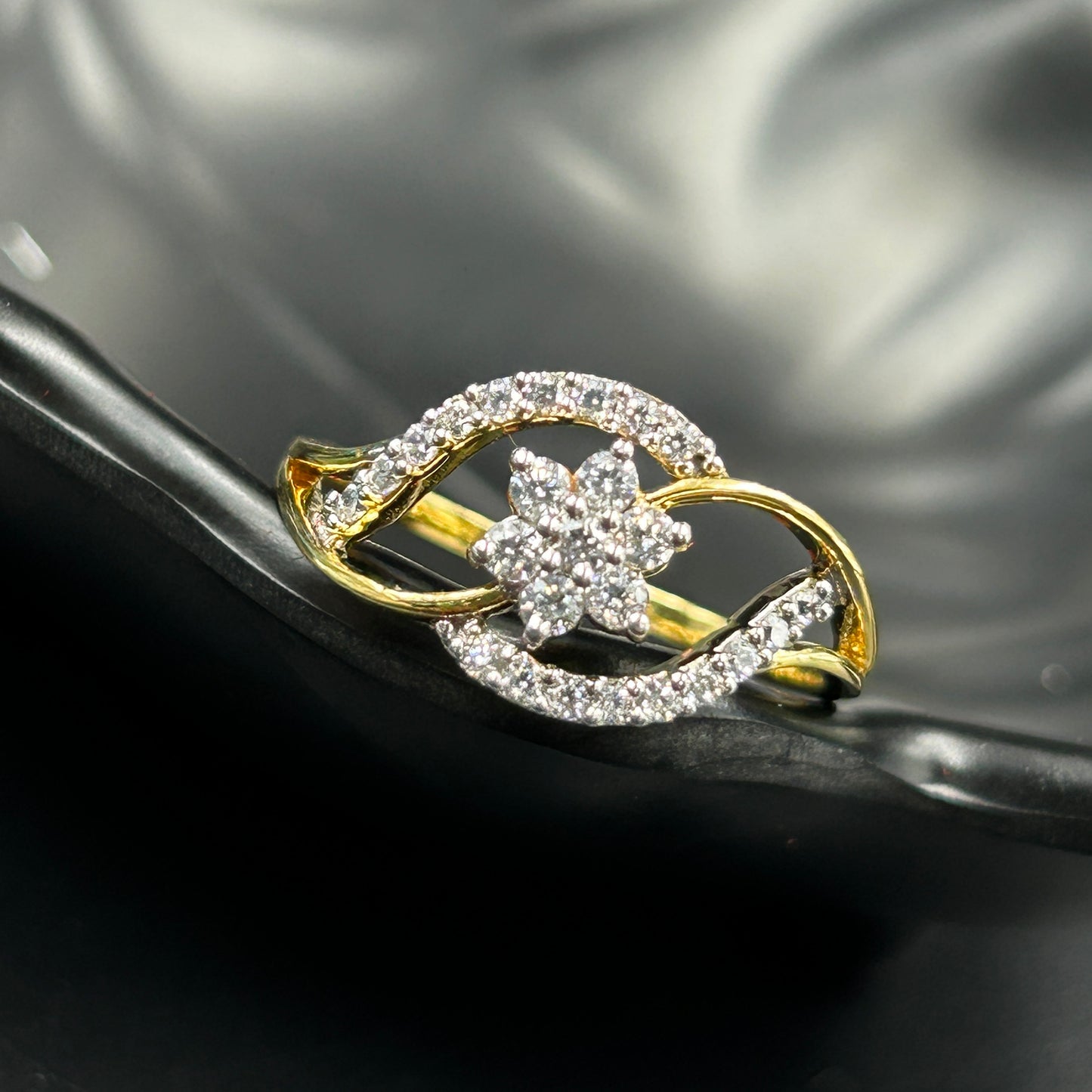 Sterling Silver Flower Ring