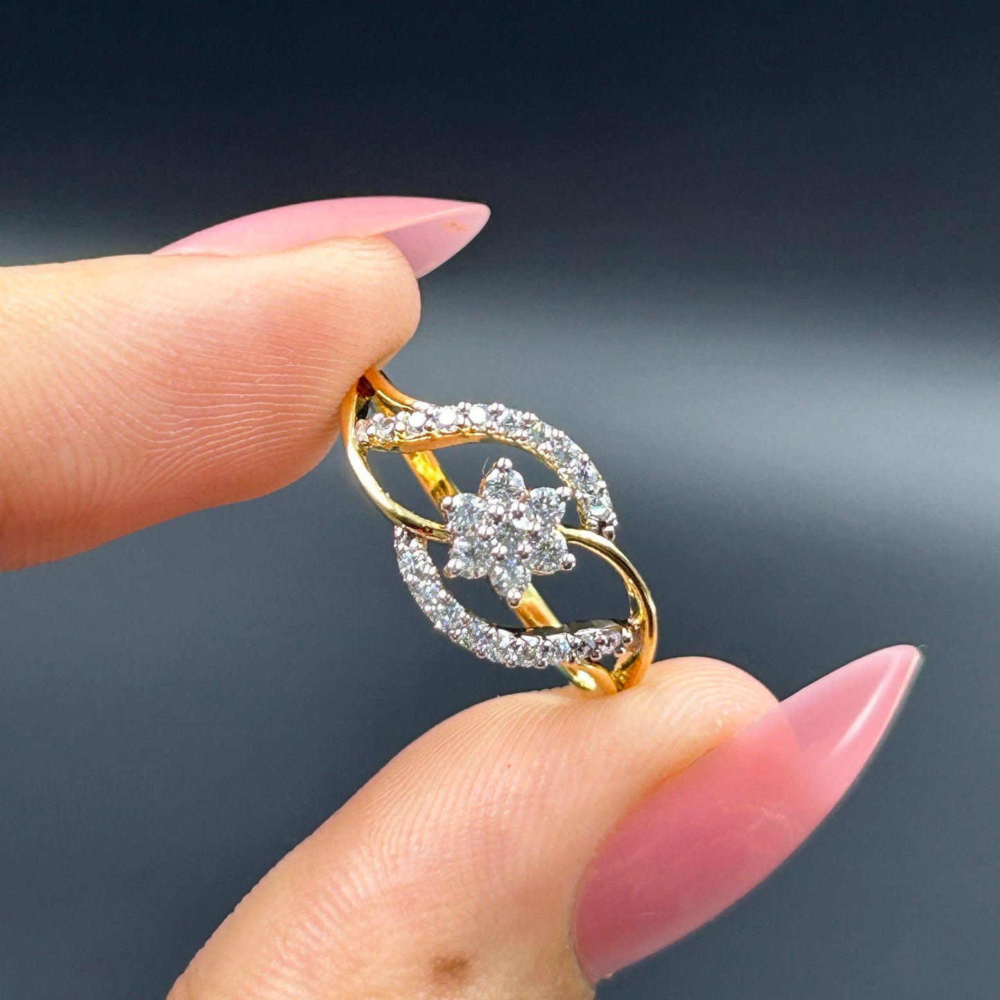 Sterling Silver Flower Ring