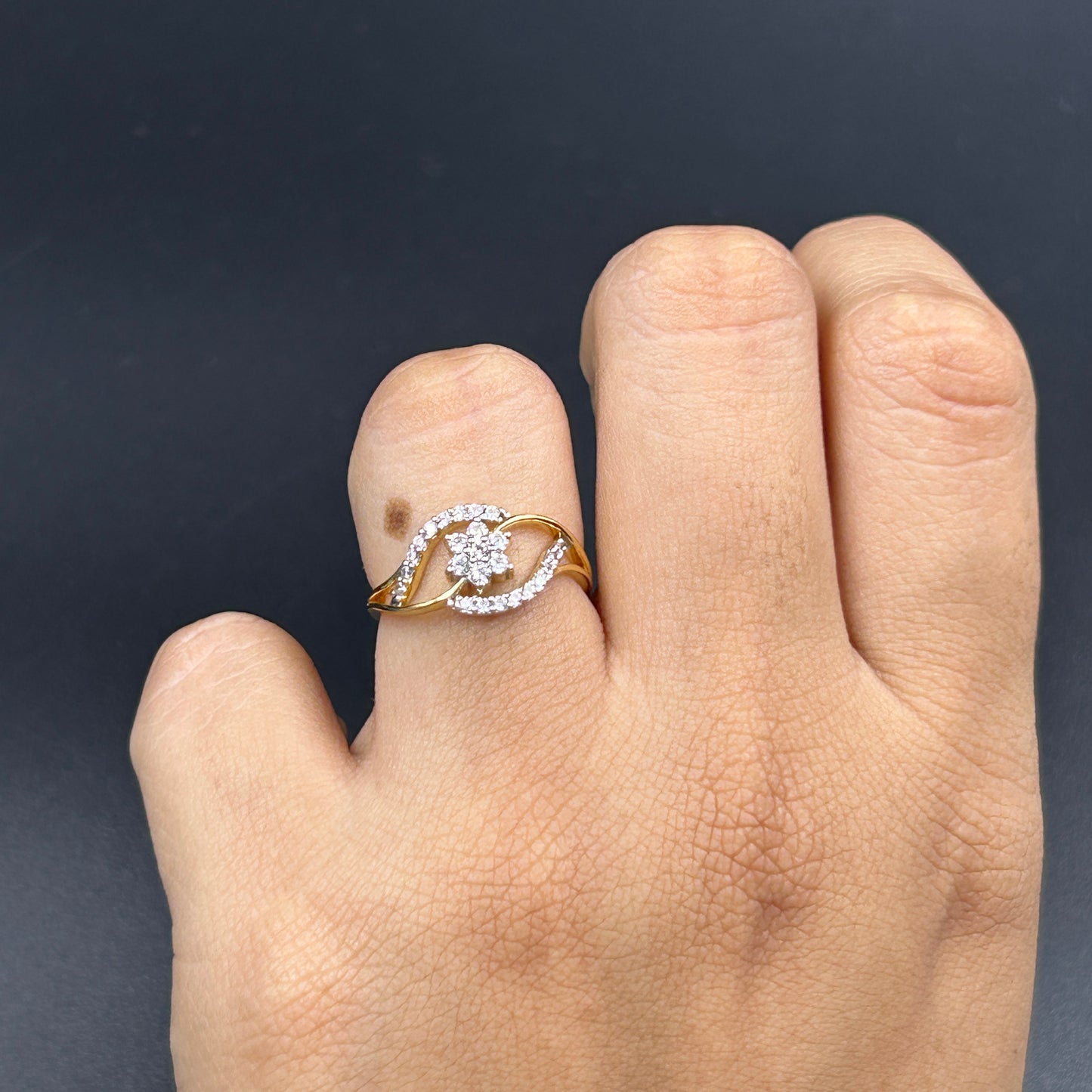 Sterling Silver Flower Ring