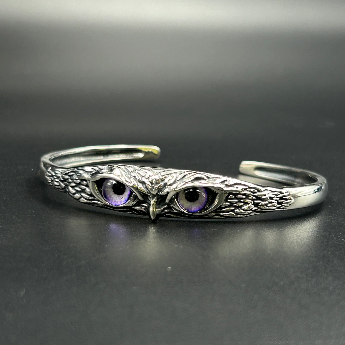Women's OWL Kada - Silver Bracelet