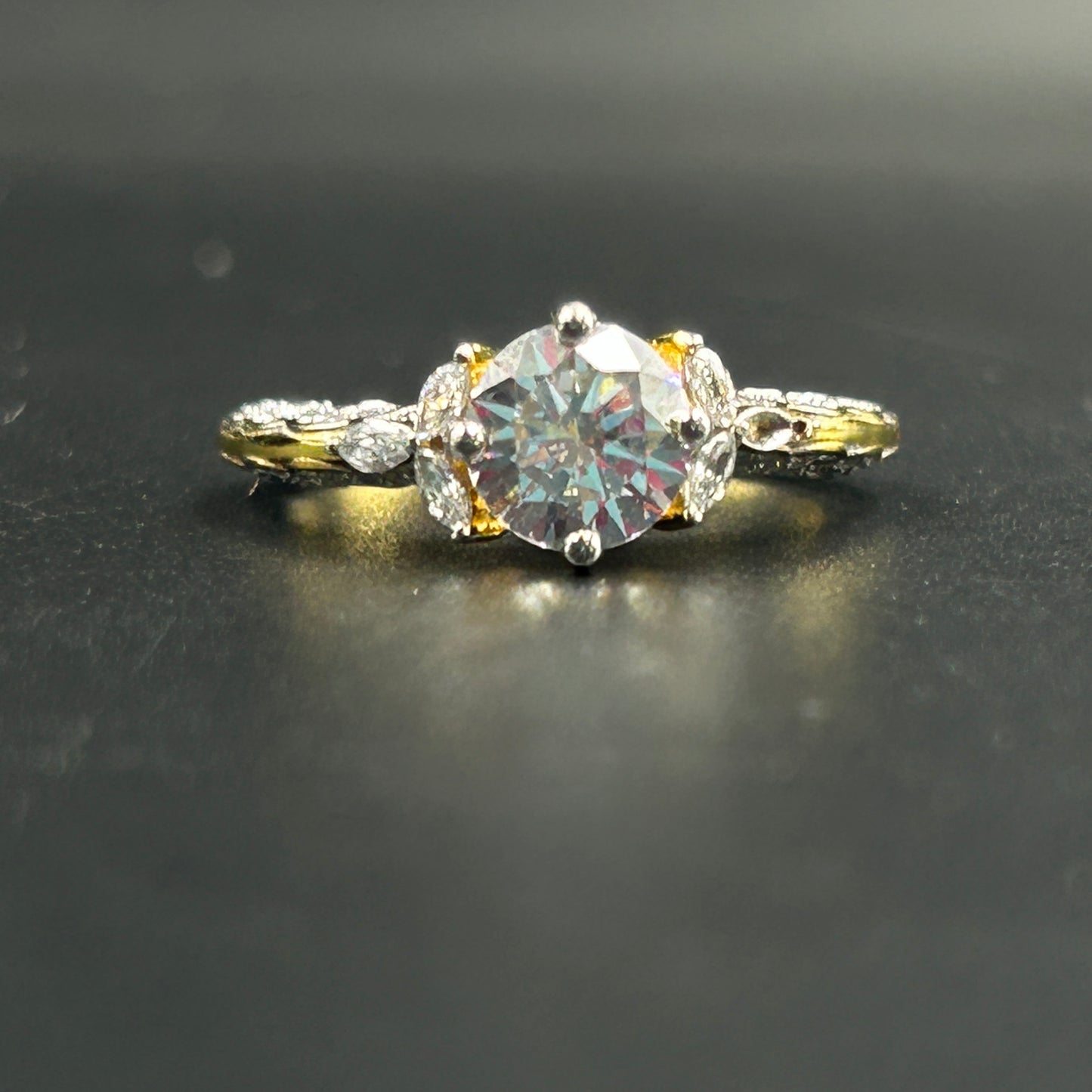 Solitaire Women's Silver Ring