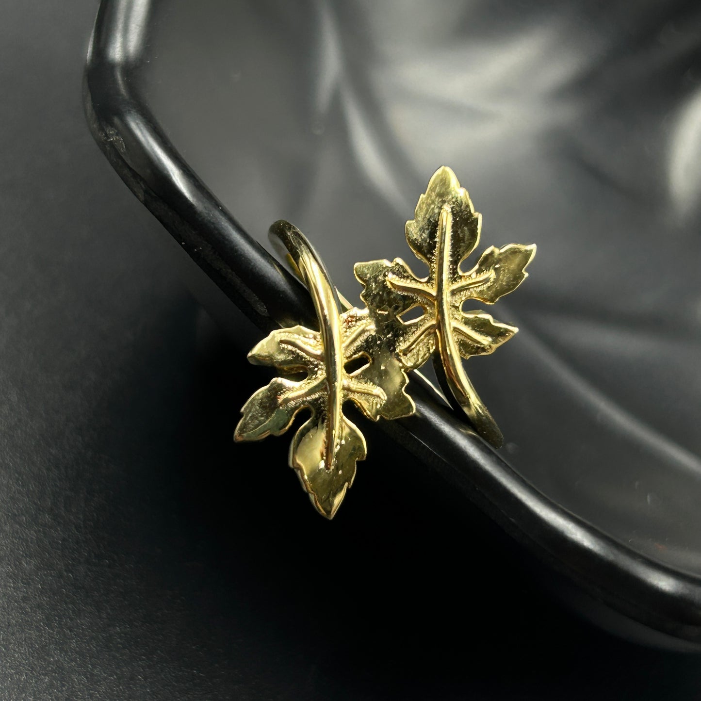 Leaf Full Finger Unique Ring