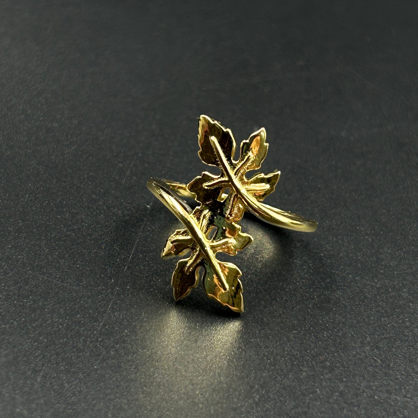 Leaf Full Finger Unique Ring