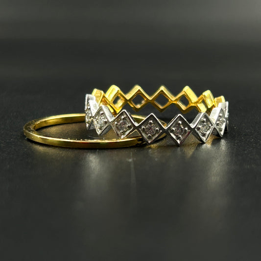 Silver Ring Set - Sterling Silver