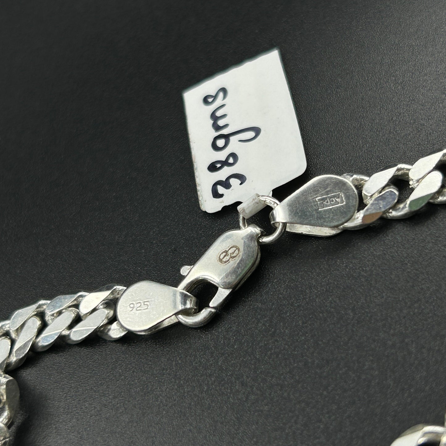 Silver Cuban Link Chain - Silver Men's Chain