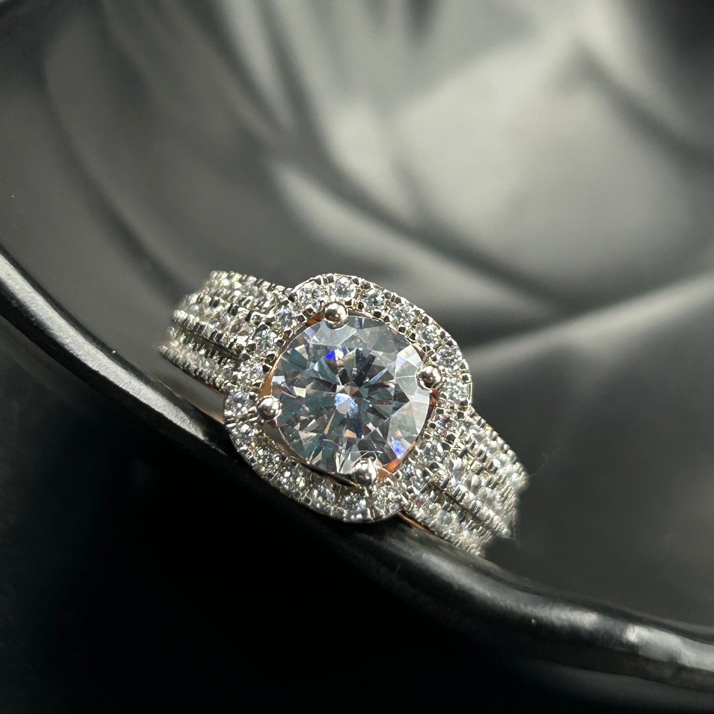 Beautiful Bridal Silver Ring