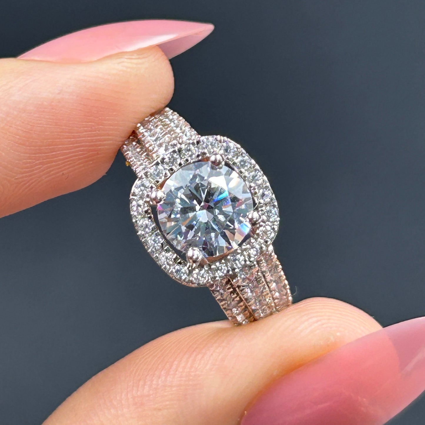 Beautiful Bridal Silver Ring